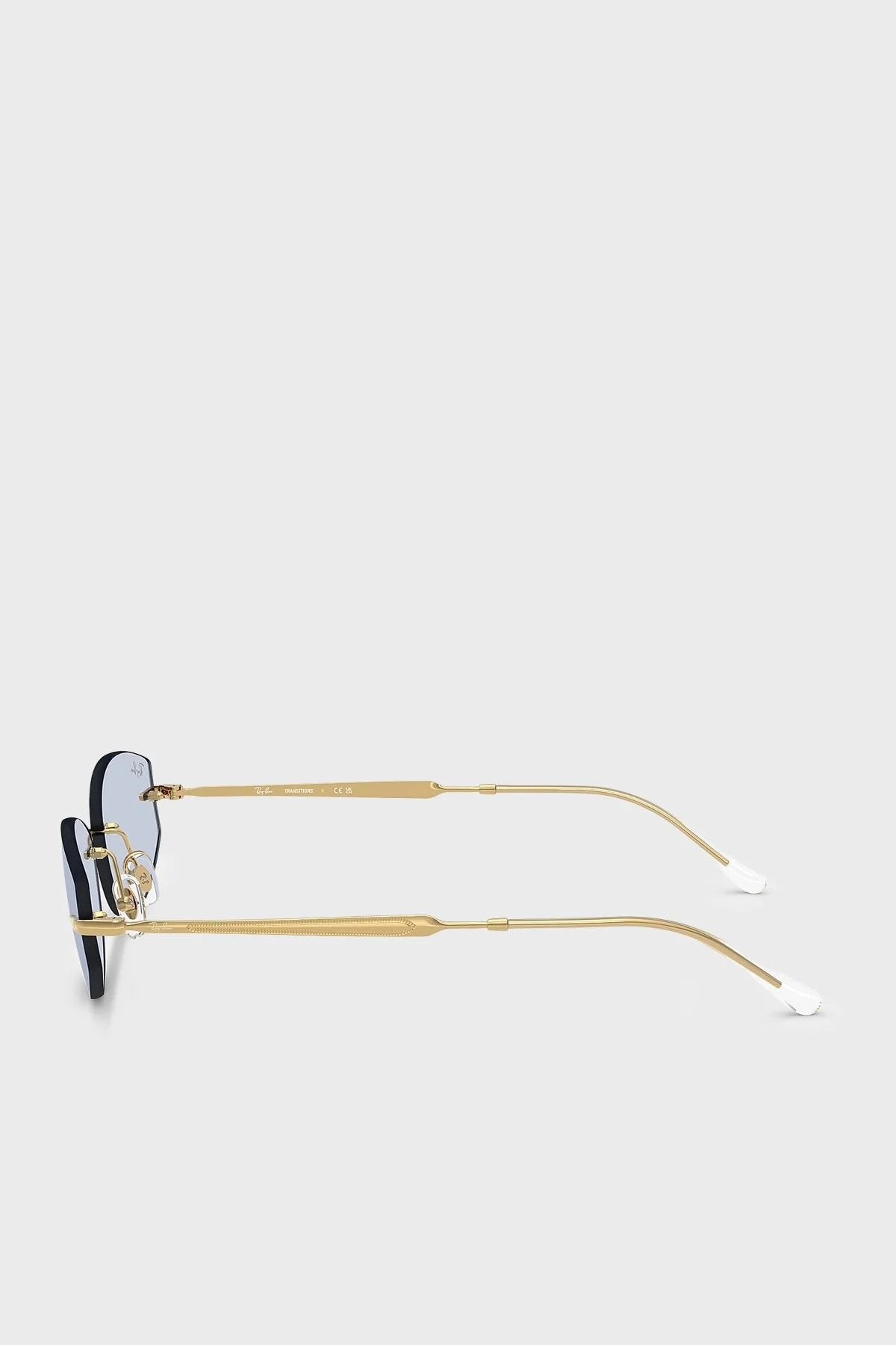 Ray Ban Logolu Phantos Güneş Unisex Gözlük 0RB3792 001MF 55 Altın - 4