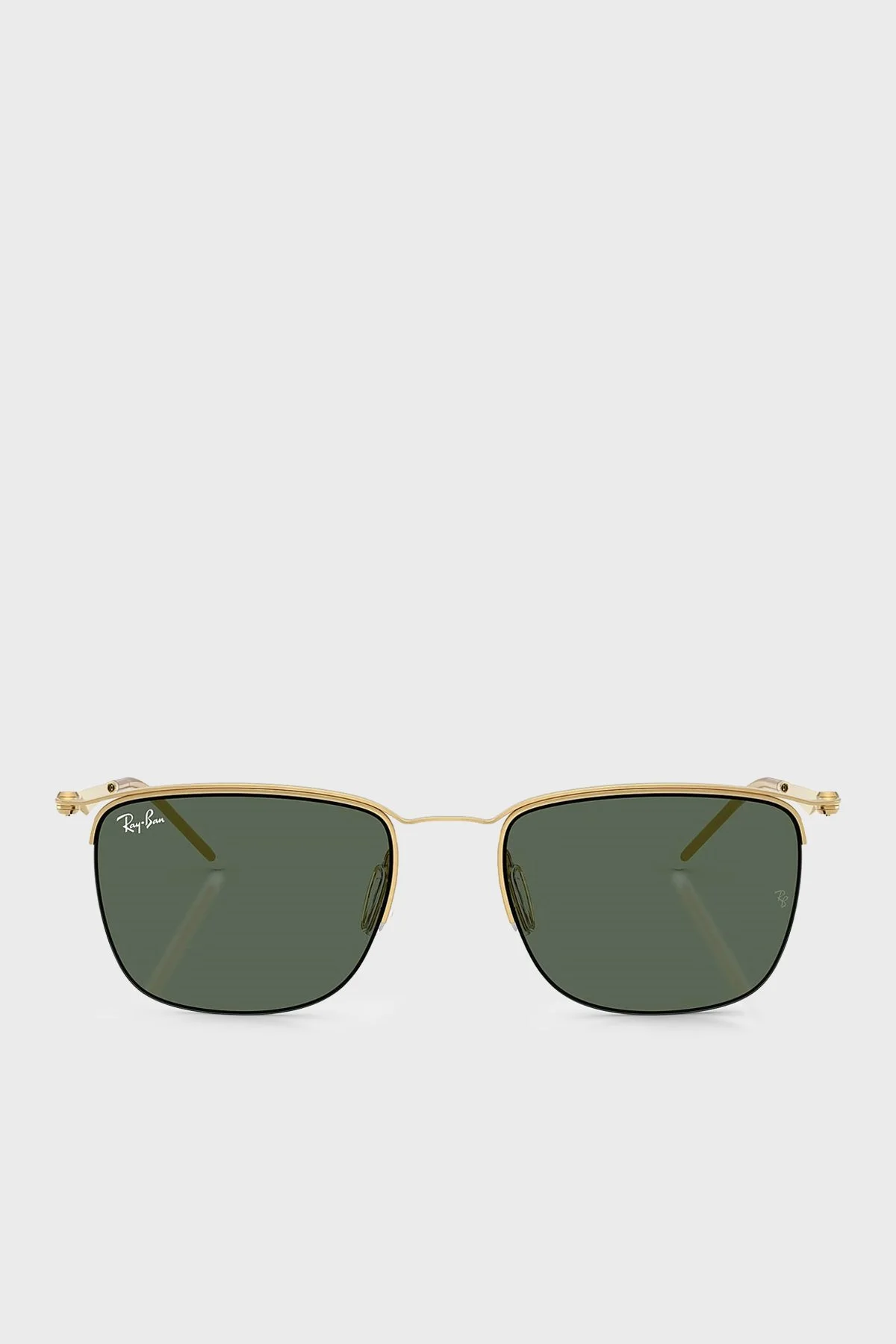 Ray Ban Logolu Phantos Güneş Unisex Gözlük 0RB8550 928471 53 Altın - 2