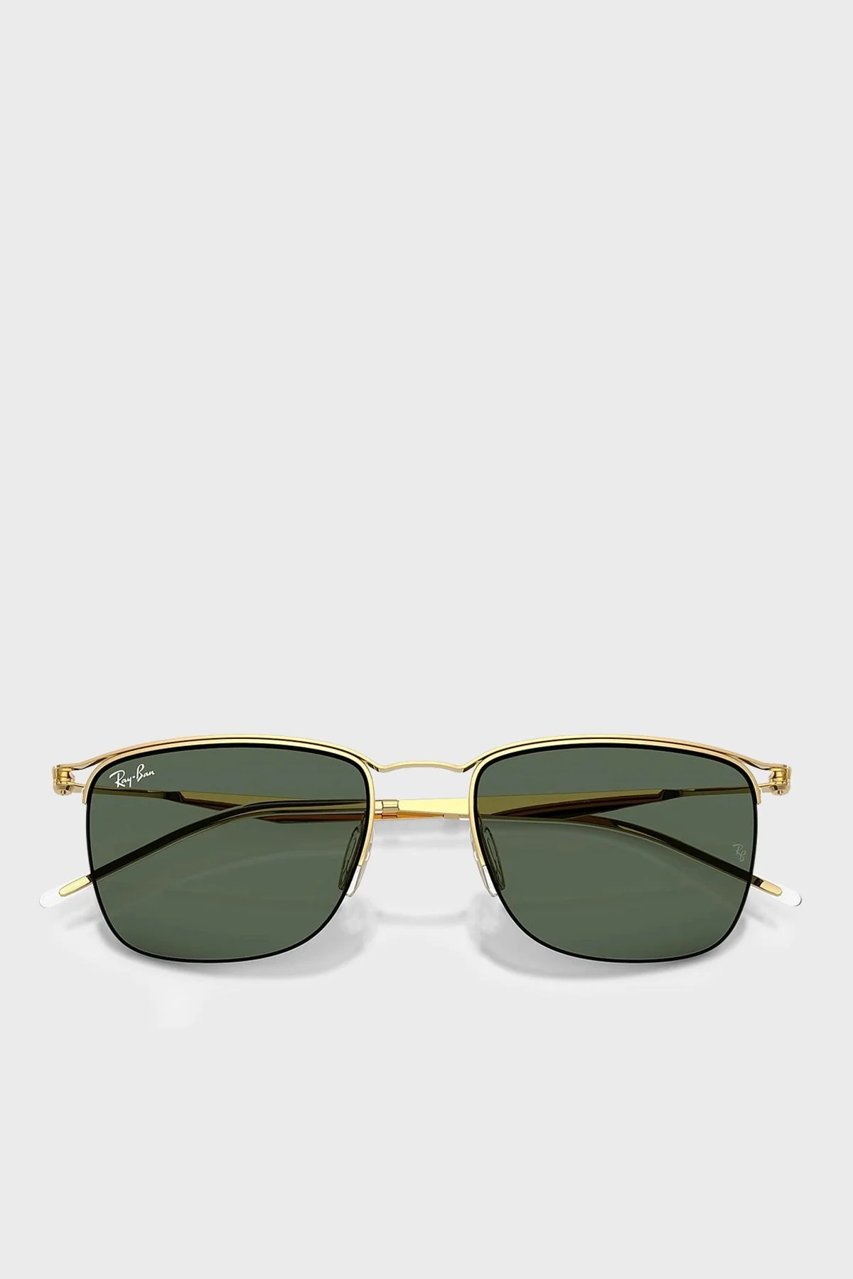 Ray Ban Logolu Phantos Güneş Unisex Gözlük 0RB8550 928471 53 Altın - 3