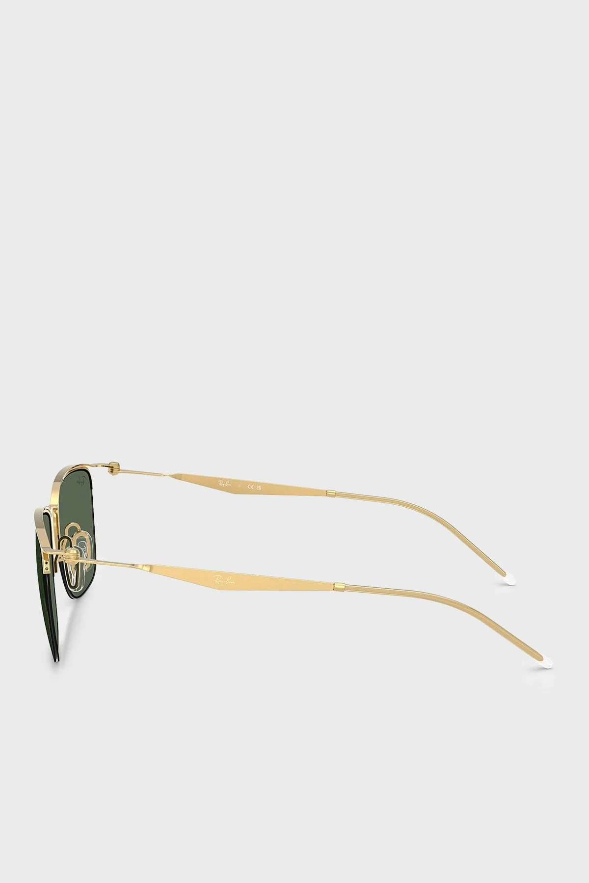 Ray Ban Logolu Phantos Güneş Unisex Gözlük 0RB8550 928471 53 Altın - 4