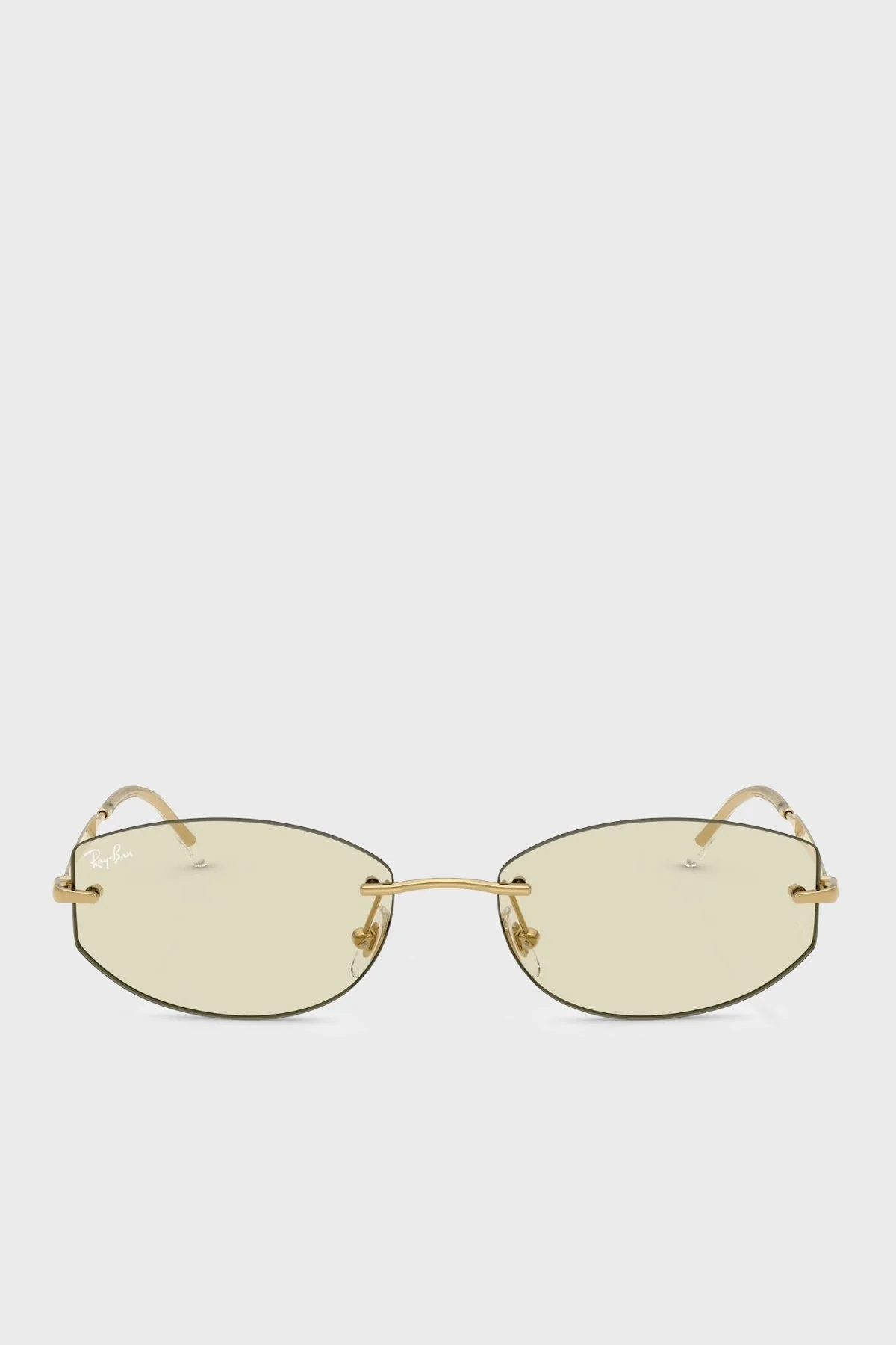Ray Ban Metal Oval Güneş Unisex Gözlük 0RB3792 001MG 55 Altın - 2