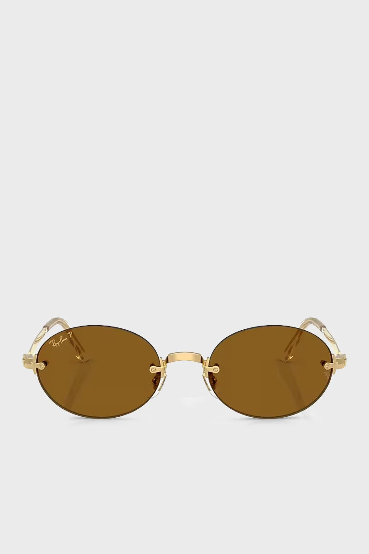 Ray Ban Oval Güneş Unisex Gözlük 0RB3929 00173 54 Altın - 2