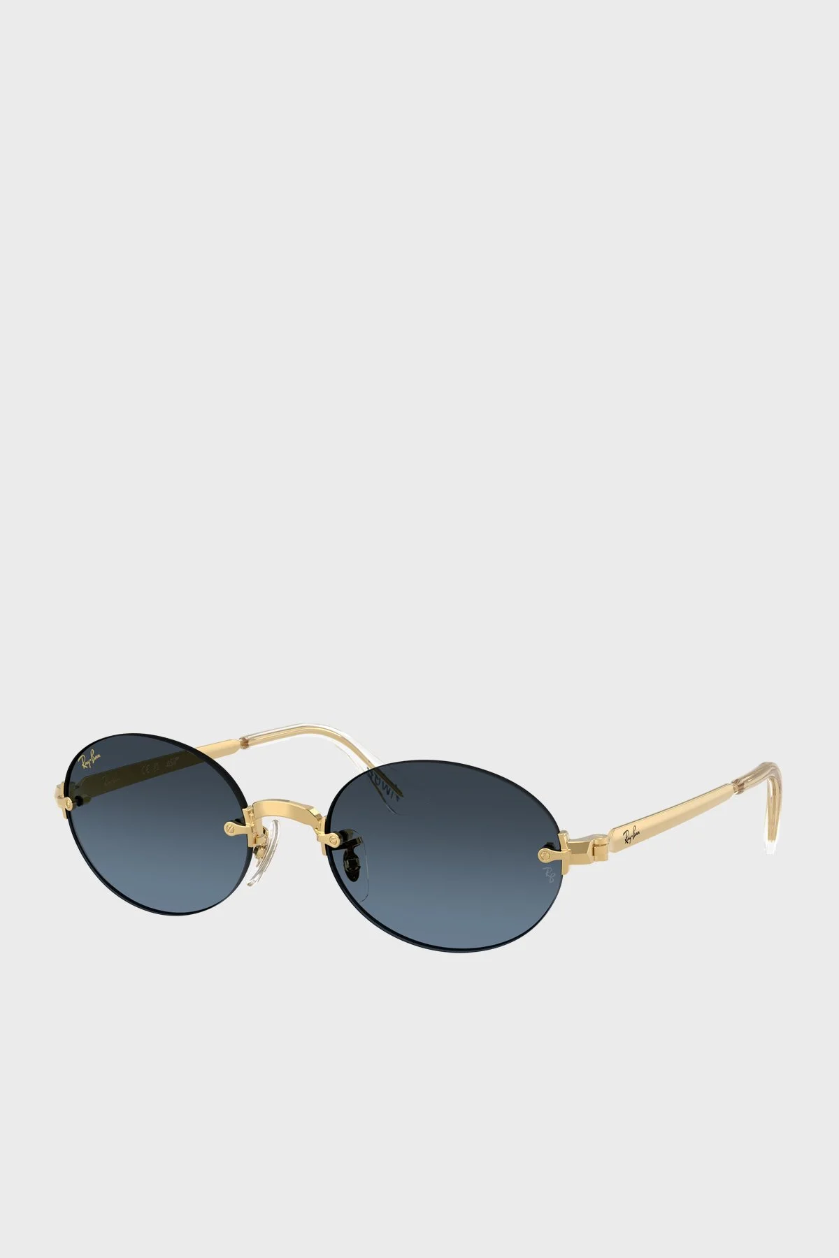 Ray Ban Oval Güneş Unisex Gözlük 0RB3929 001S2 54 Altın - 1