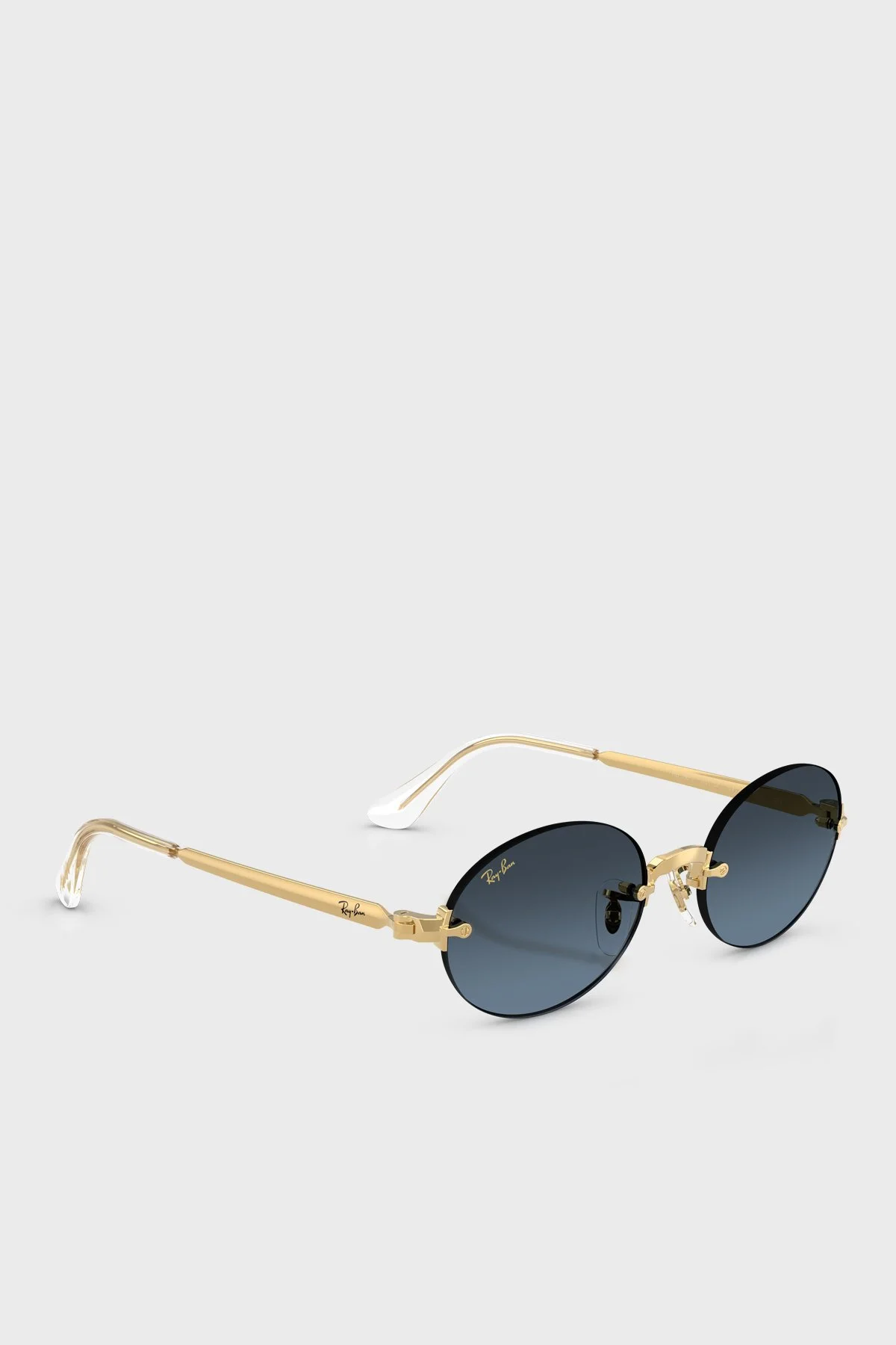 Ray Ban Oval Güneş Unisex Gözlük 0RB3929 001S2 54 Altın - 3