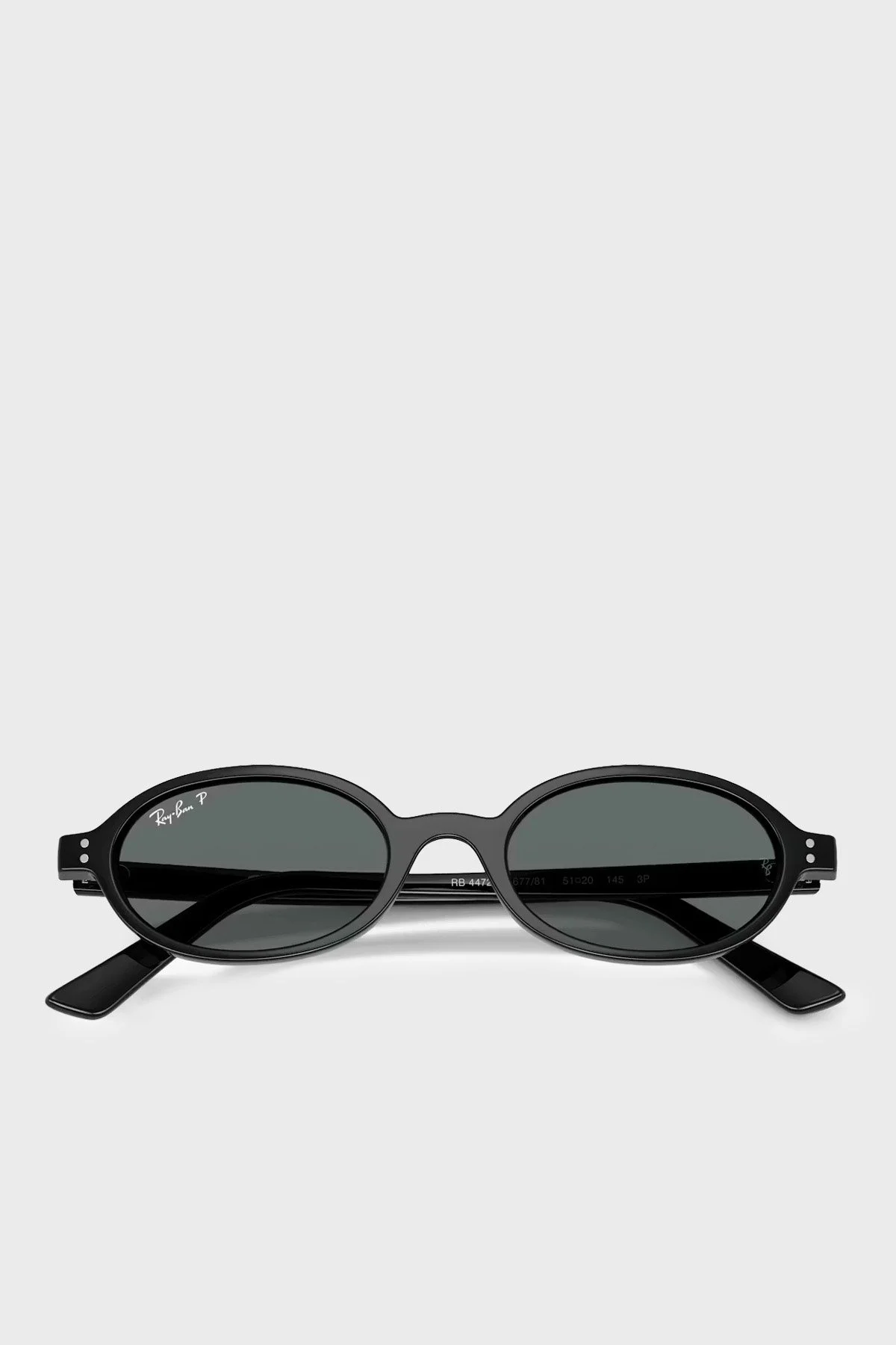 Ray Ban Oval Güneş Erkek Gözlük 0RB4472 667781 51 Siyah - 2