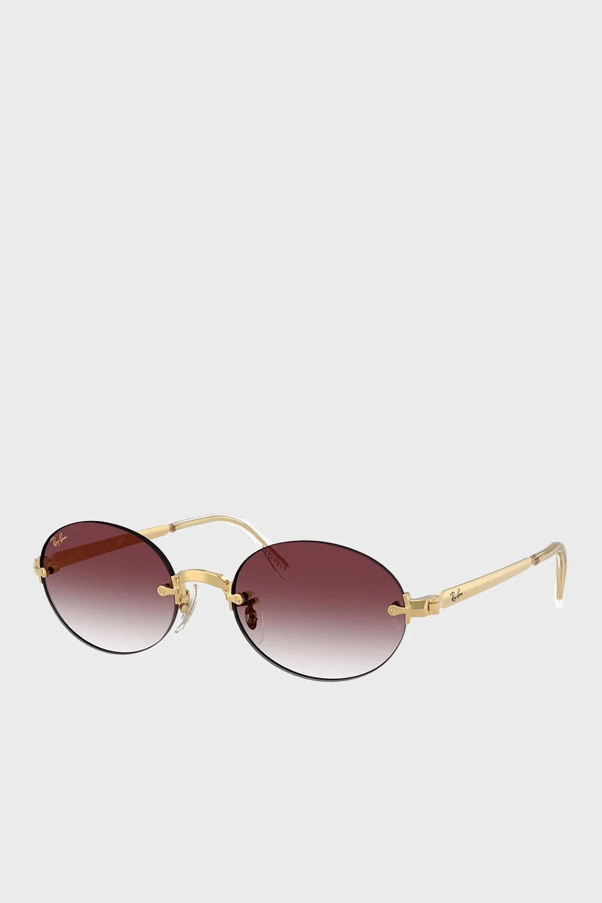 Ray Ban Oval Güneş Unisex Gözlük 0RB3929 0018H 54 Altın - 1