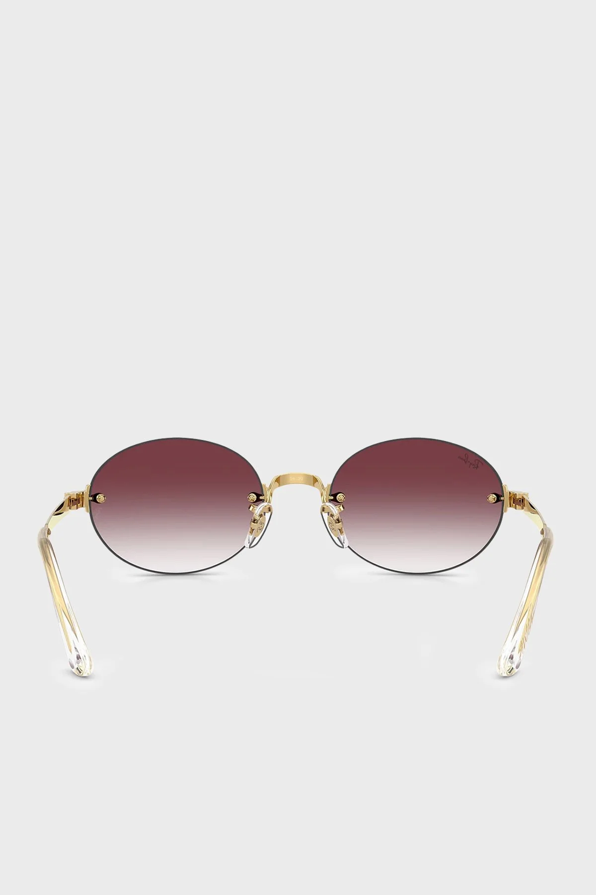 Ray Ban Oval Güneş Unisex Gözlük 0RB3929 0018H 54 Altın - 3