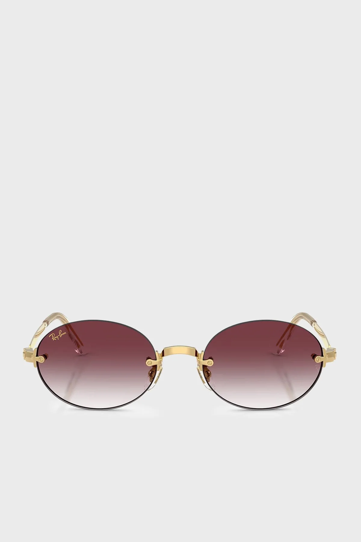Ray Ban Oval Güneş Unisex Gözlük 0RB3929 0018H 54 Altın - 4