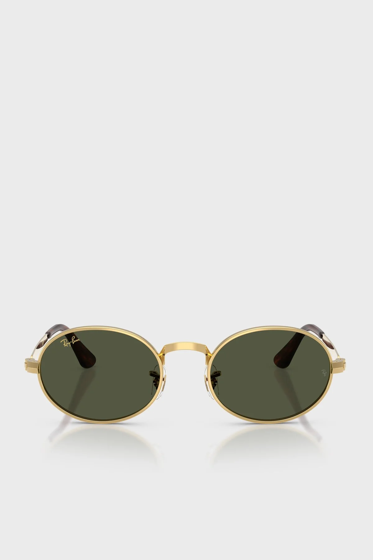Ray Ban Oval Güneş Unisex Gözlük 0RB3931 00131 54 Altın - 3
