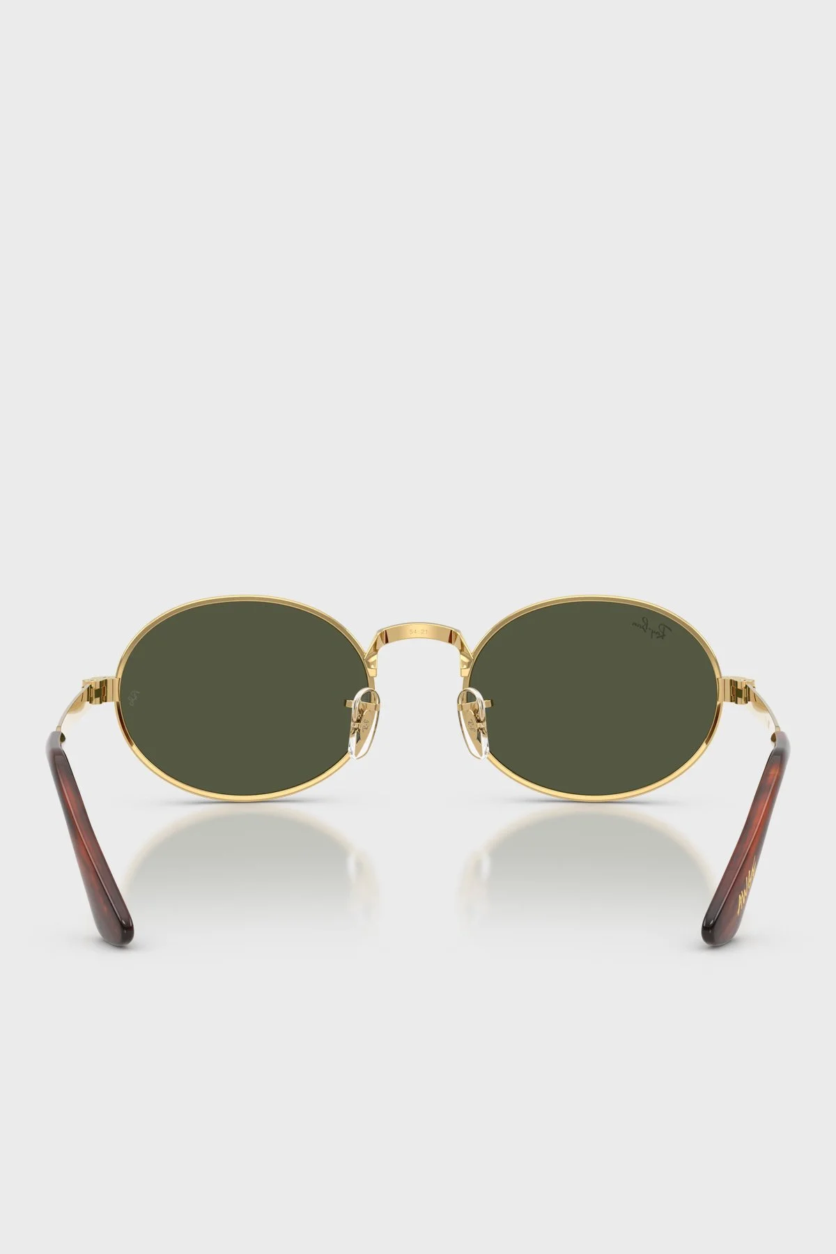 Ray Ban Oval Güneş Unisex Gözlük 0RB3931 00131 54 Altın - 4
