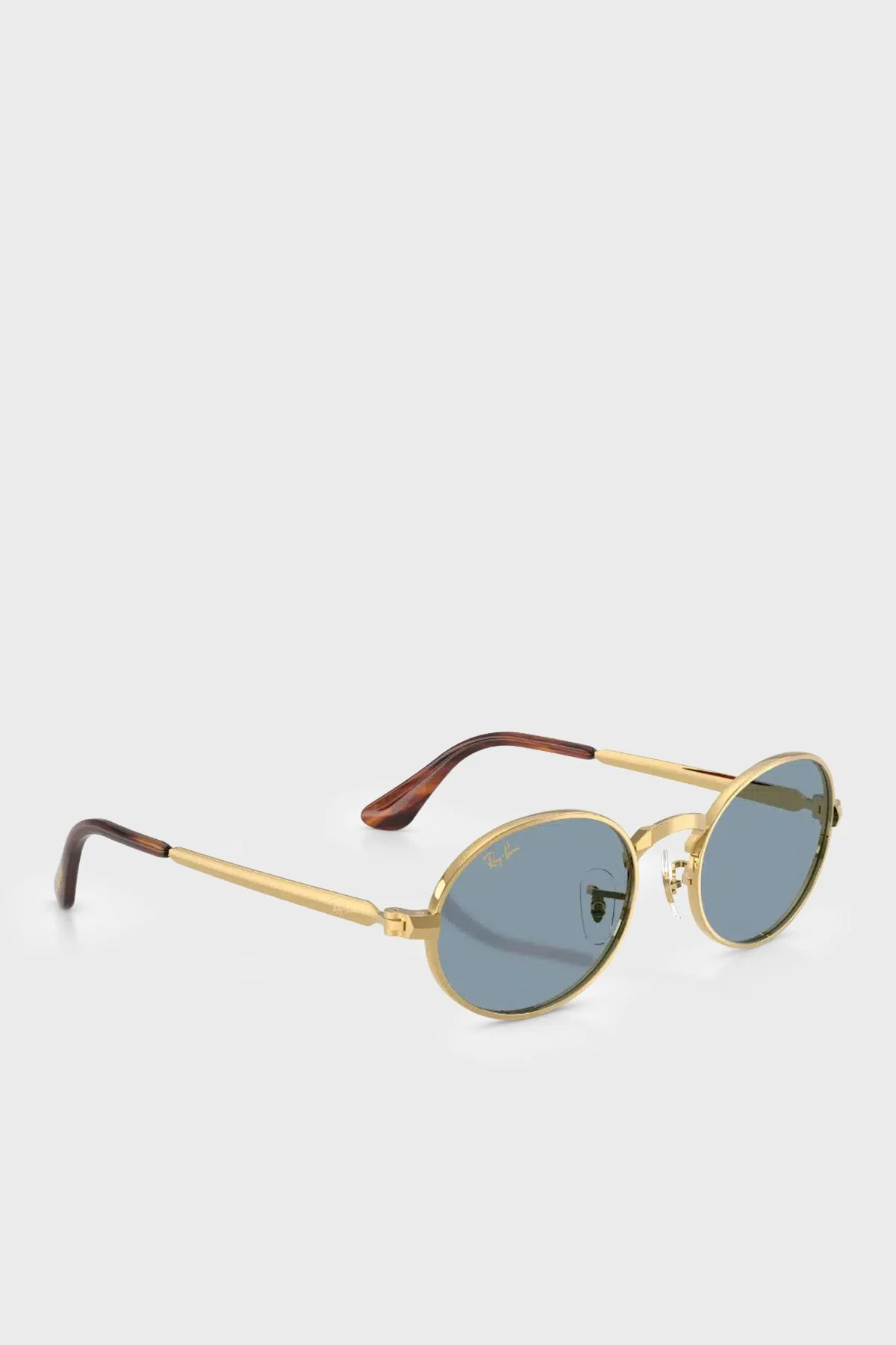 Ray Ban Oval Güneş Unisex Gözlük 0RB3931 00156 54 Altın - 3