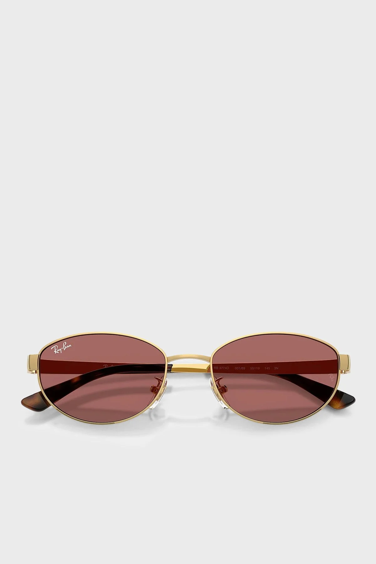 Ray Ban Phantos Güneş Unisex Gözlük 0RB3774D 00169 55 Altın - 3