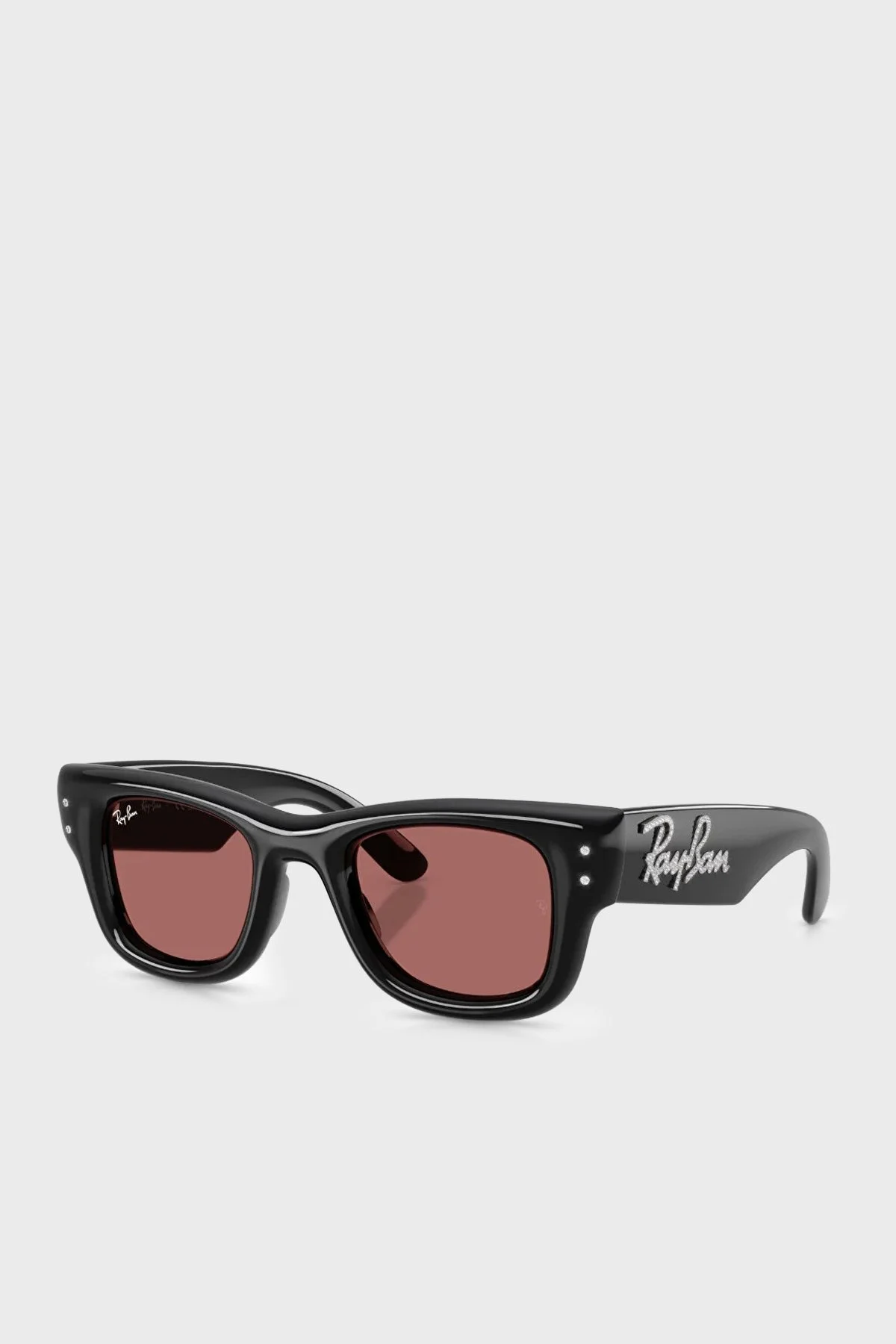 Ray Ban Taşlı Logolu Kare Güneş Unisex Gözlük 0RB4940B 686485 47 Siyah - 1