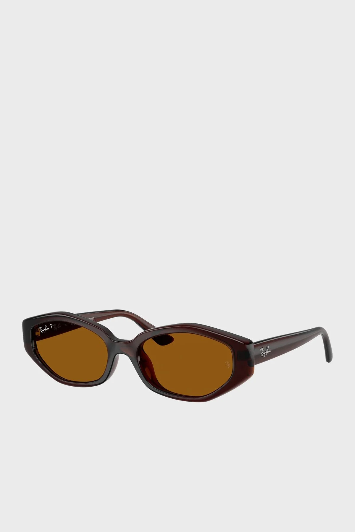 Ray Ban Yuvarlak Güneş Unisex Gözlük 0RB4473D 71483 56 Kahverengi - 1