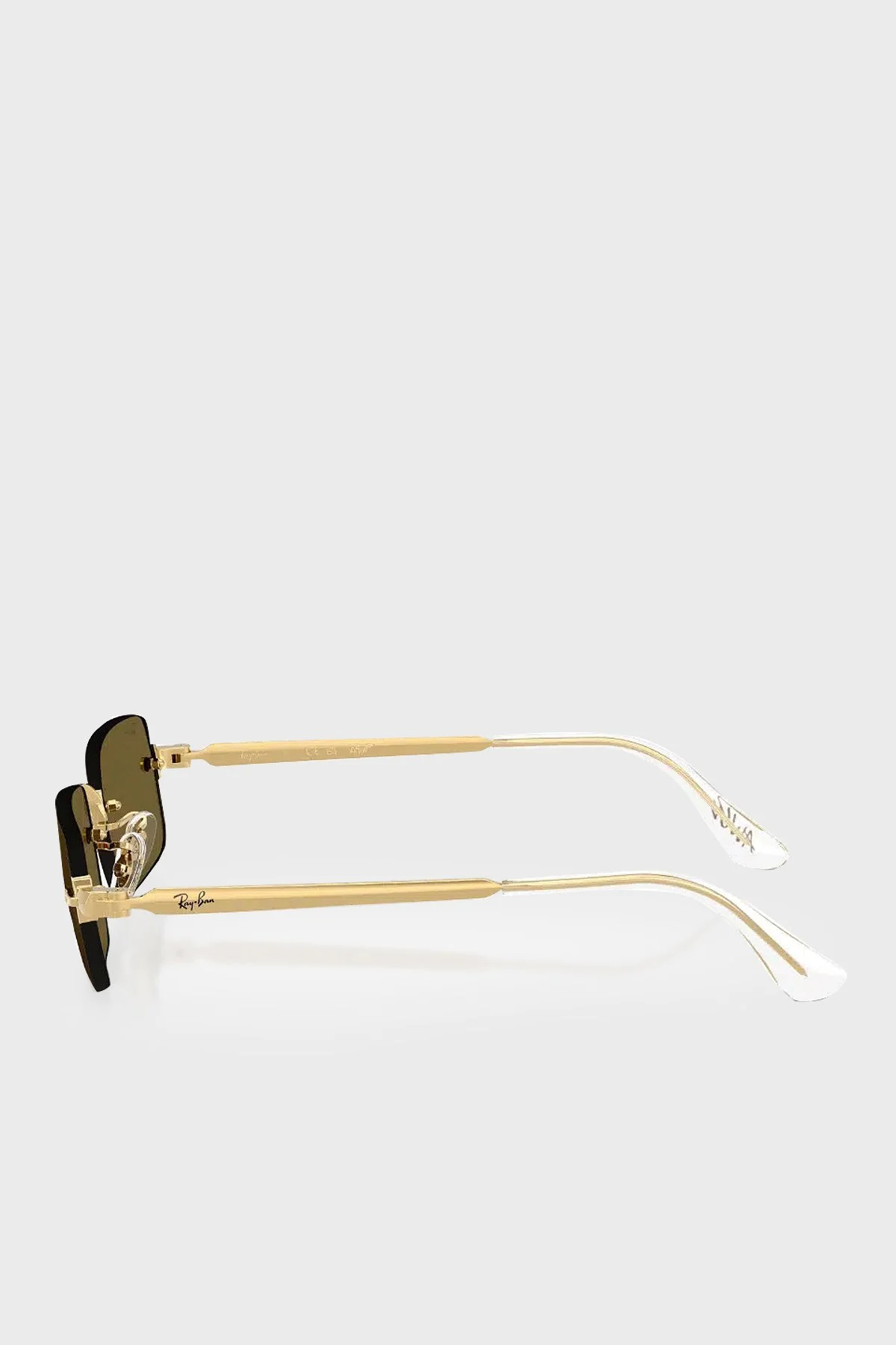 Rayban Dikdörtgen Güneş Unisex Gözlük 0RB3928 00183 54 Altın - 2