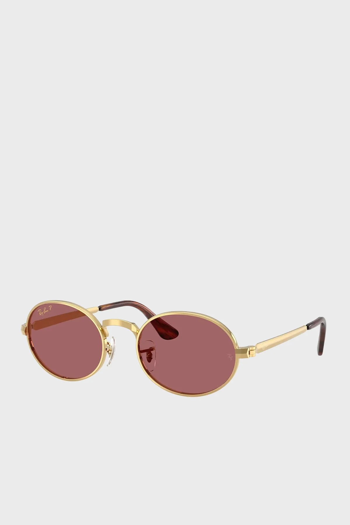 Rayban Logolu Güneş Unisex Gözlük 0RB3931 001AF 54 Altın - 1