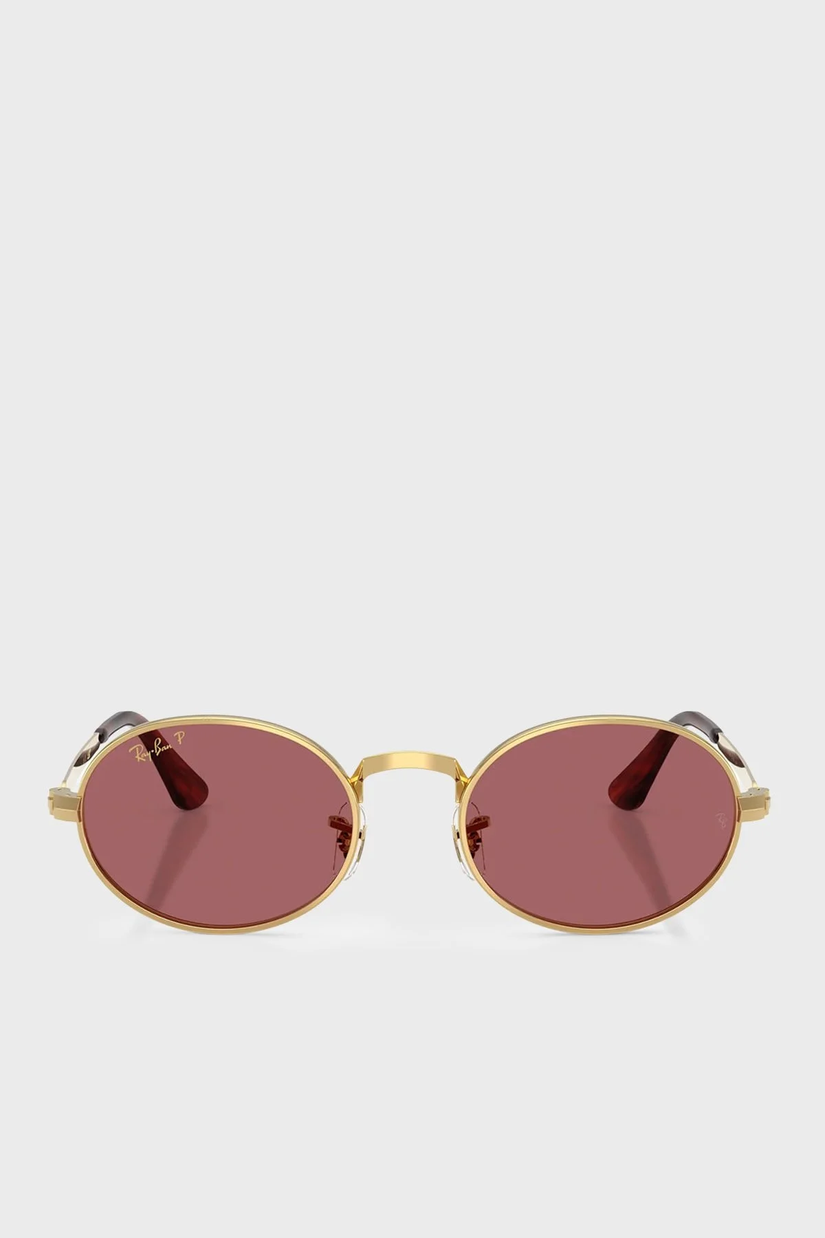 Rayban Logolu Güneş Unisex Gözlük 0RB3931 001AF 54 Altın - 2