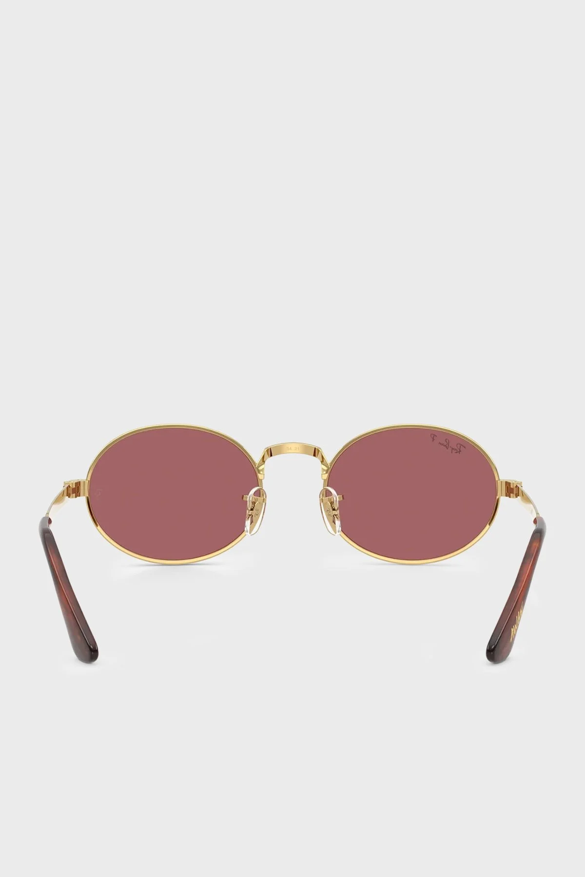 Rayban Logolu Güneş Unisex Gözlük 0RB3931 001AF 54 Altın - 5