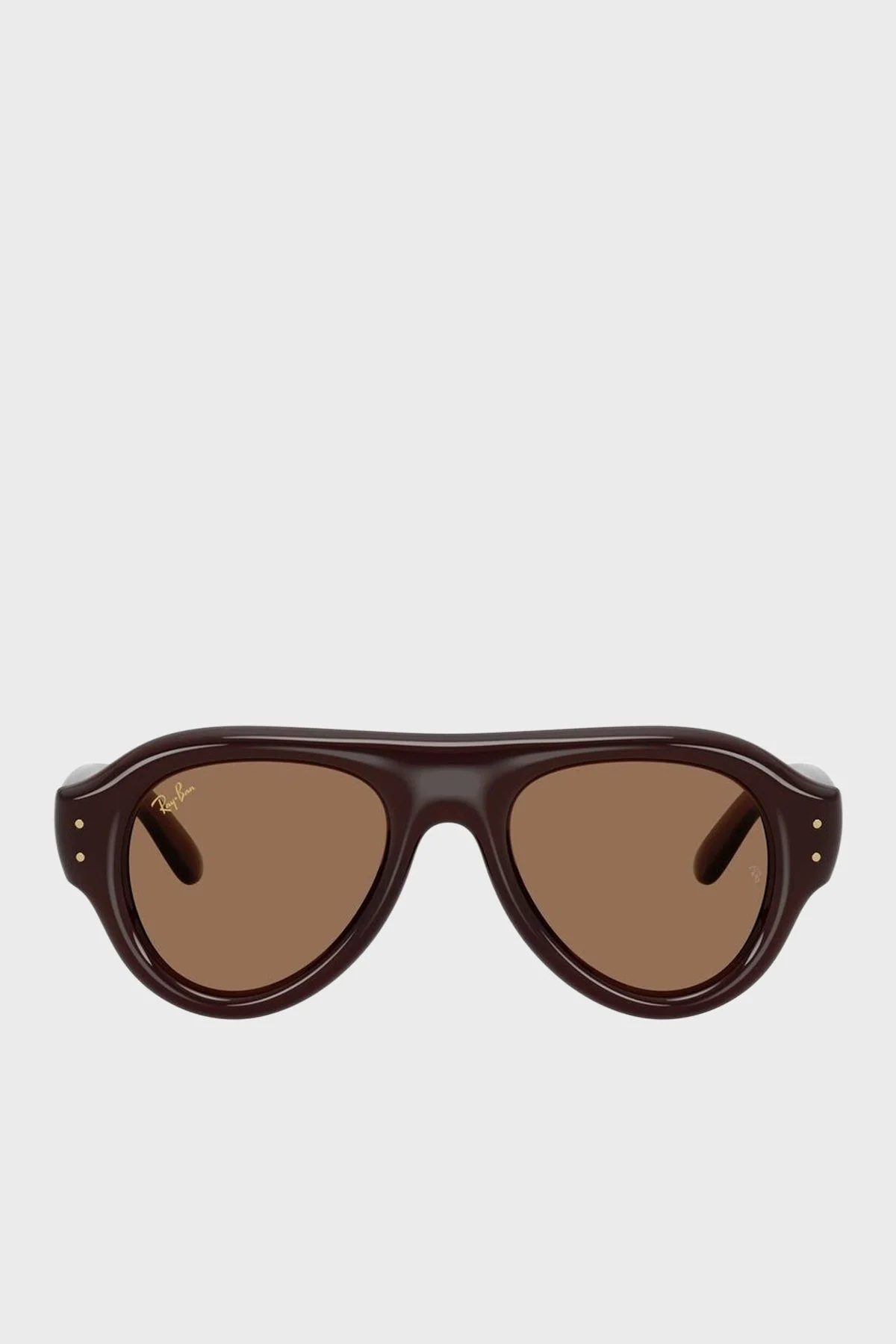 Rayban Logolu Güneş Unisex Gözlük 0RB4925 689673 52 KAHVE - 3