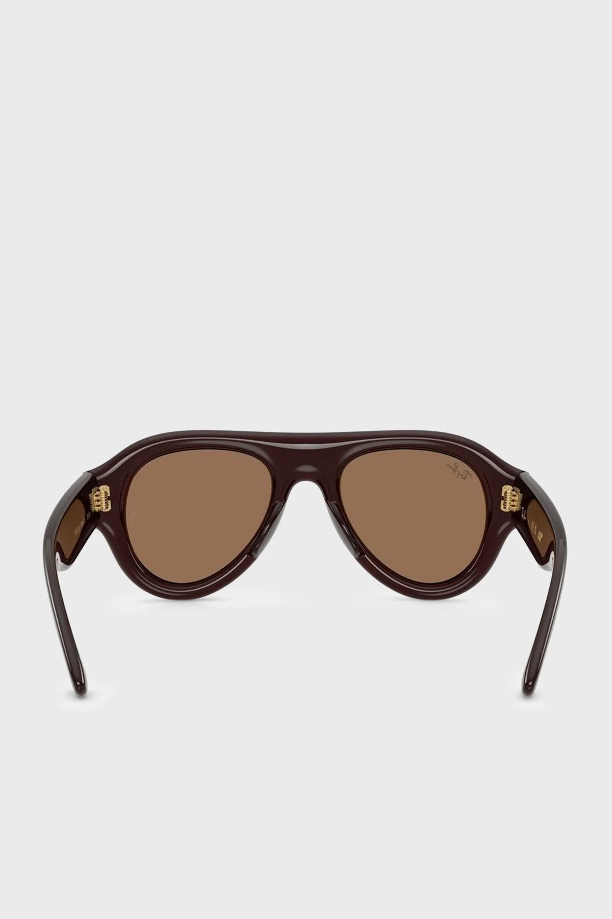 Rayban Logolu Güneş Unisex Gözlük 0RB4925 689673 52 KAHVE - 4