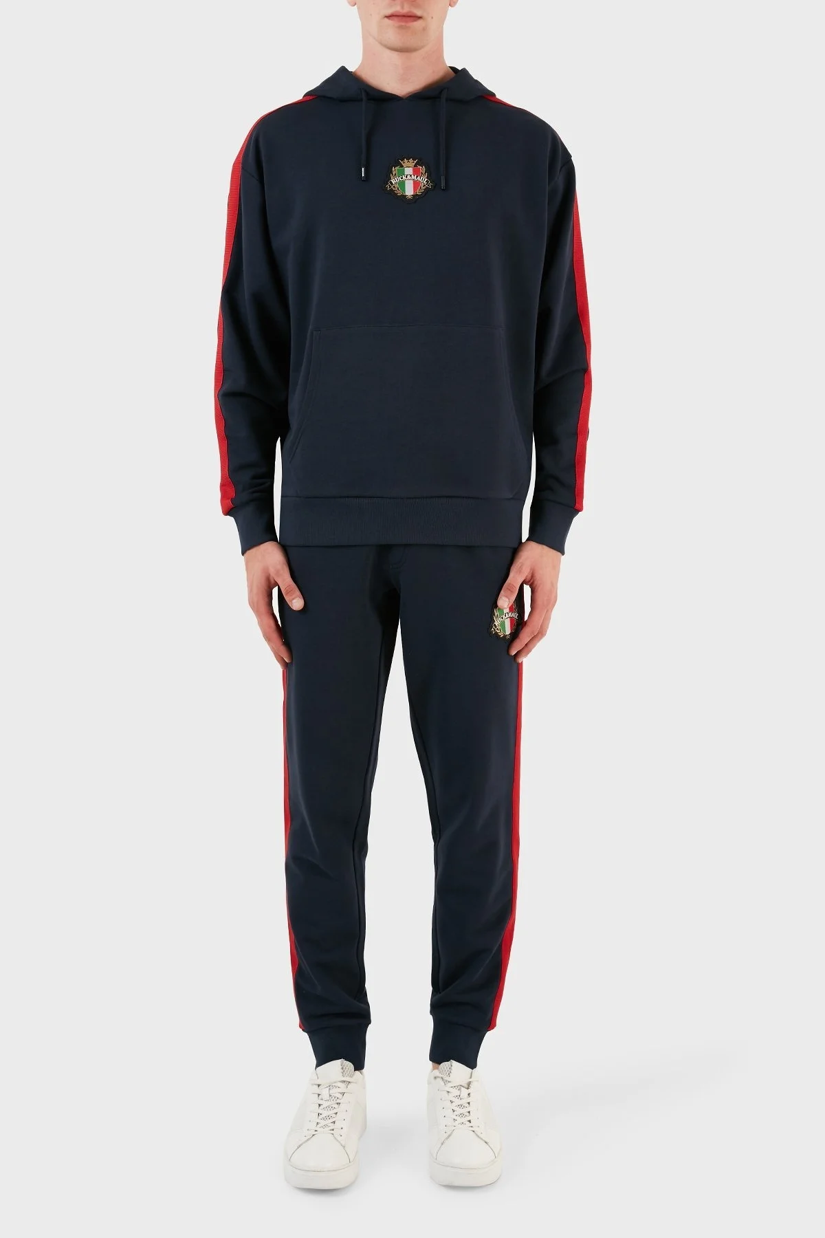 Ruck & Maul % 100 Pamuk Regular Fit Kapüşonlu Erkek Sweat RMM112B00008 24653 LACİVERT - 10