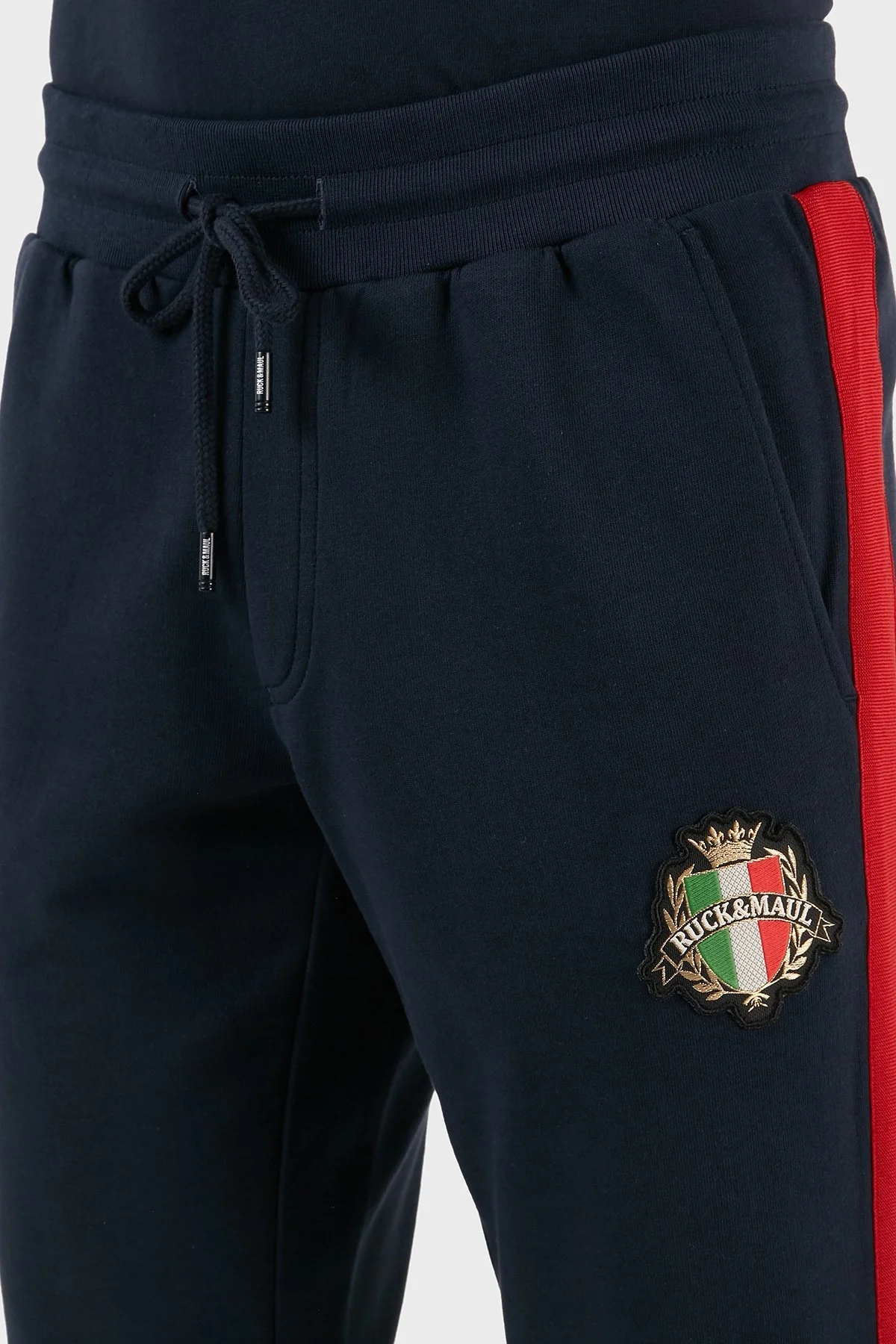 Ruck & Maul % 100 Pamuk Regular Fit Örme Jogger Erkek Pantolon RMM15B000006 24654 LACİVERT - 5