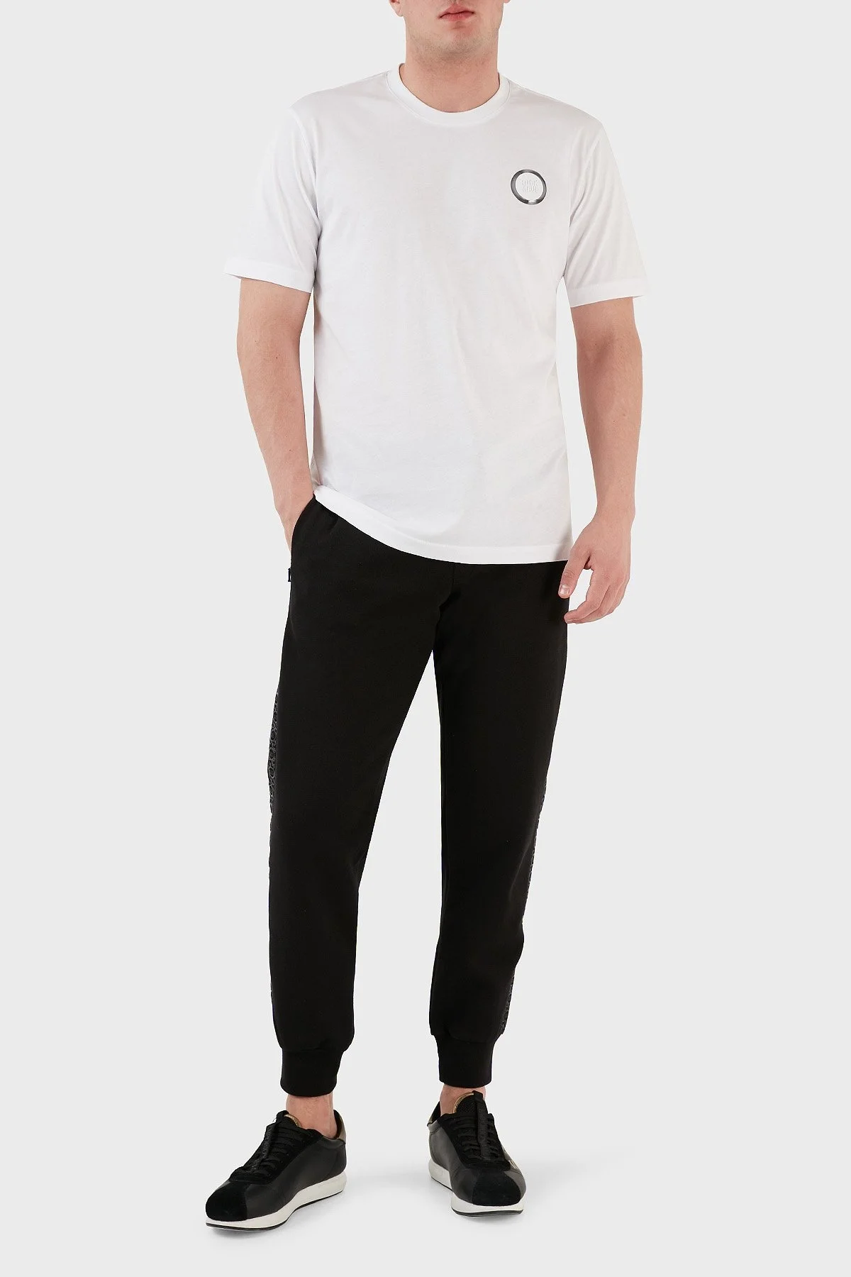 Ruck & Maul Bisiklet Yaka % 100 Pamuk Regular Fit Erkek T Shirt RMM031300010 BEYAZ - 2