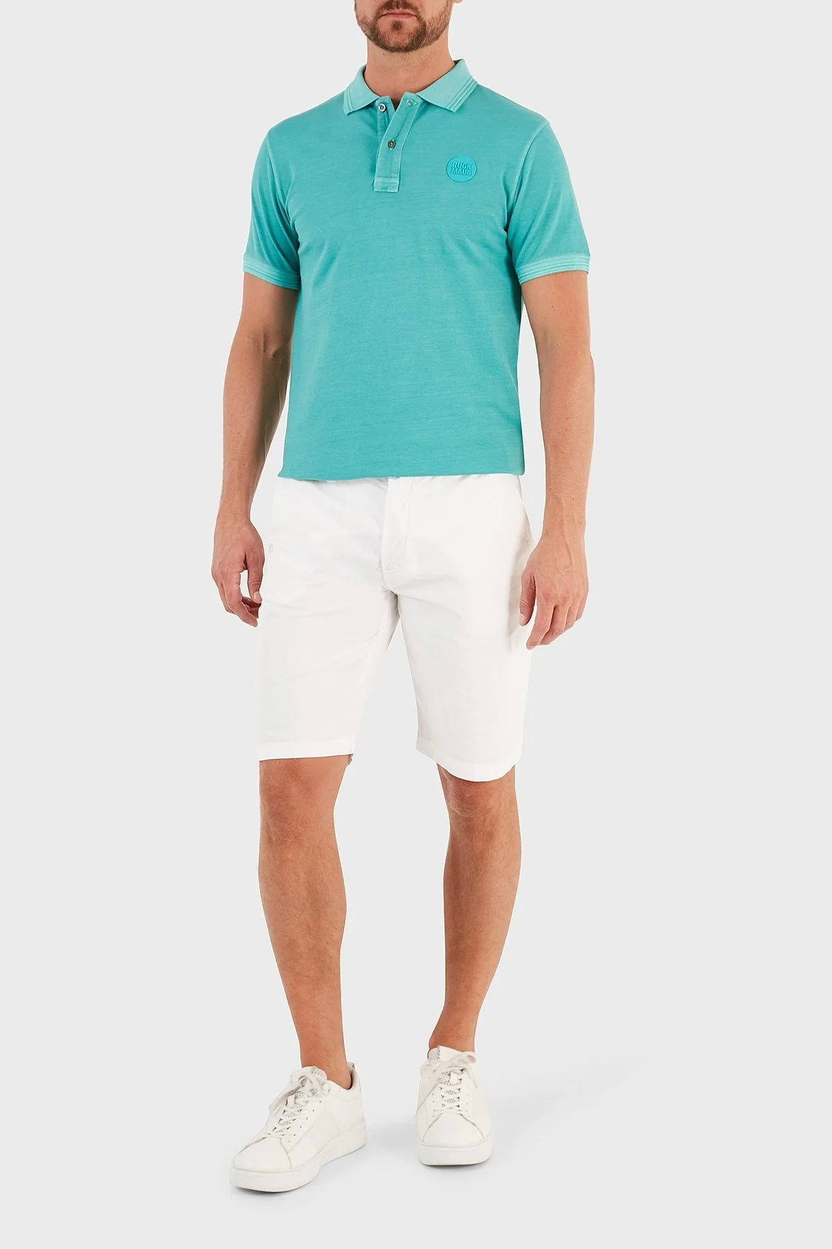 Ruck & Maul Pamuklu Cepli Erkek Short RMM475000004 23693 BEYAZ - 3