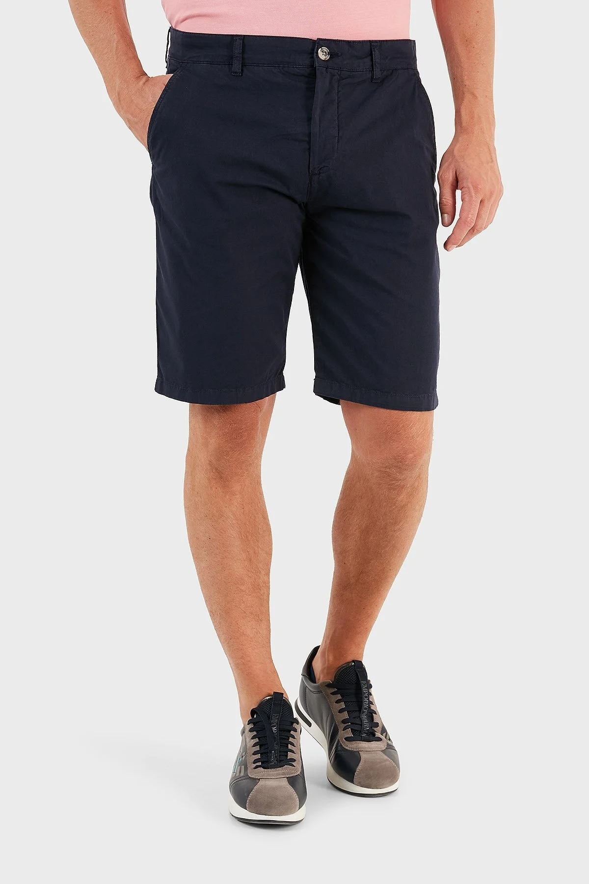 Ruck & Maul Pamuklu Cepli Erkek Short RMM475000004 23693 LACİVERT - 2