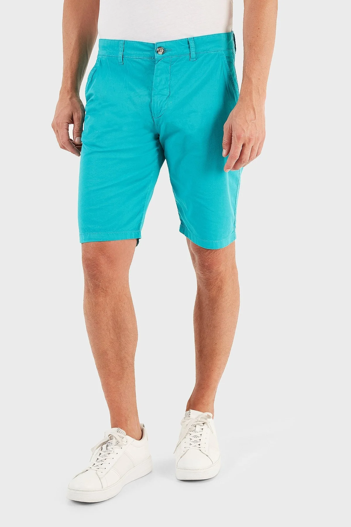 Ruck & Maul Pamuklu Cepli Erkek Short RMM475000004 23693 TURKUAZ - 2