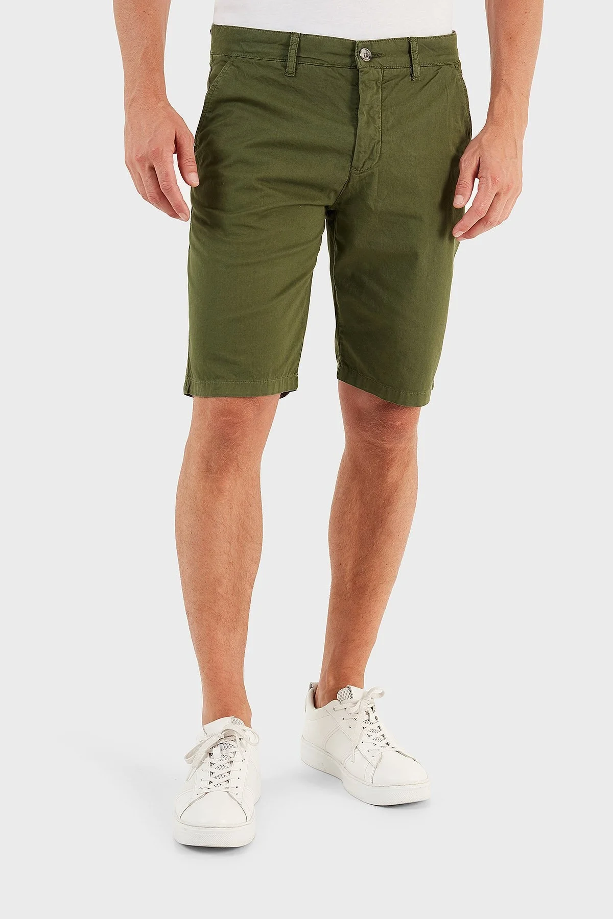 Ruck & Maul Pamuklu Cepli Erkek Short RMM475000004 23693 YEŞİL - 2