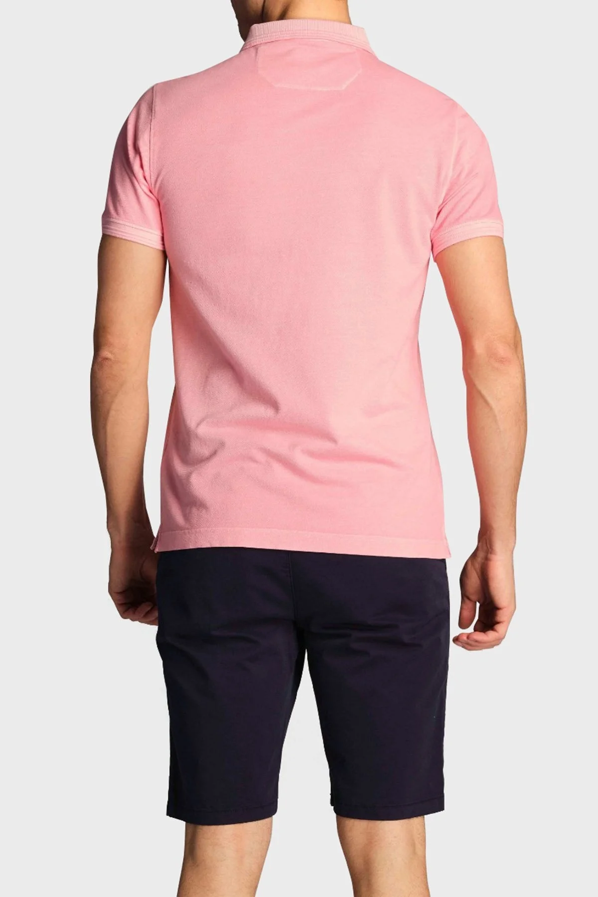 Ruck & Maul Pamuklu Regular Fit Erkek Polo T Shirt RMM015000001 23312 PEMBE - 3
