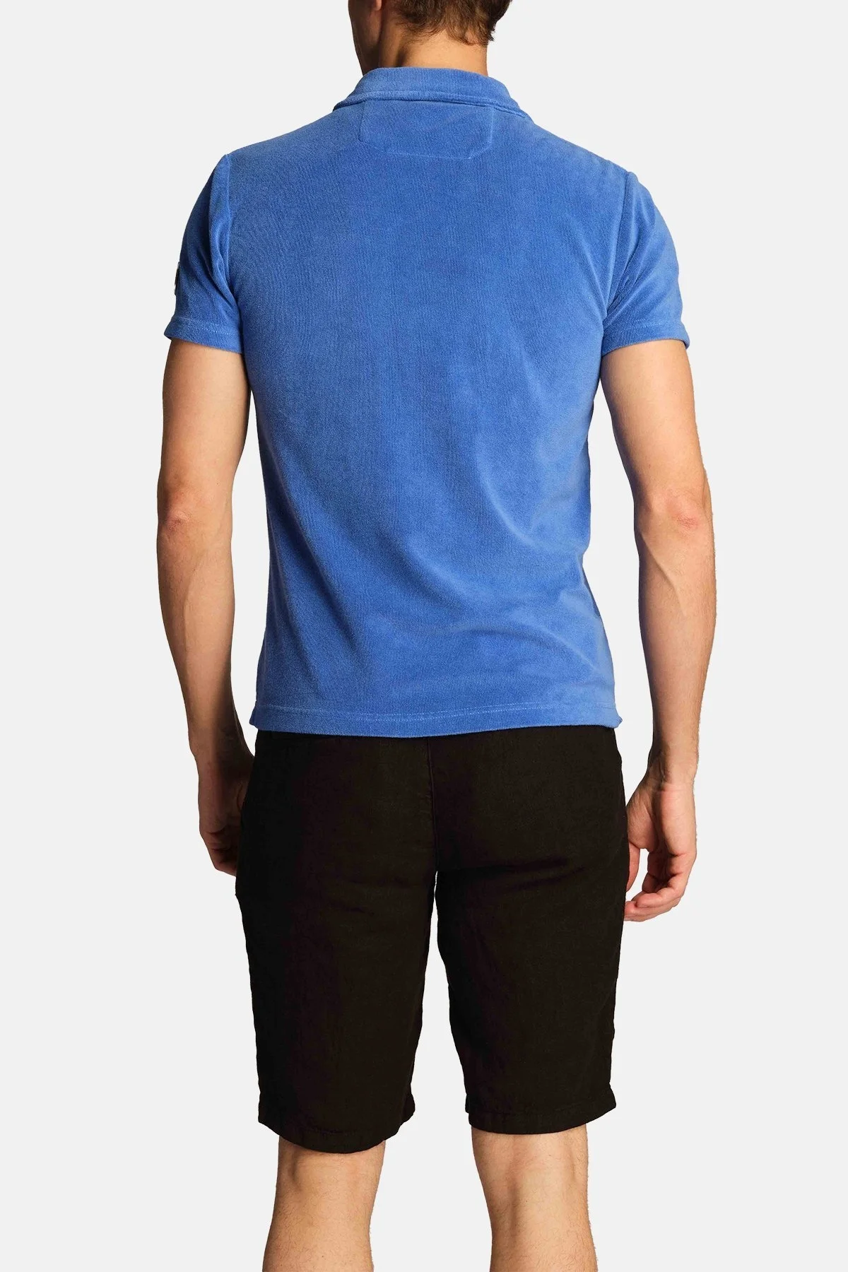 Ruck & Maul Pamuklu Regular Fit Havlu Dokulu Erkek Polo Yaka T Shirt RMM015000003 23354 SAKS - 2