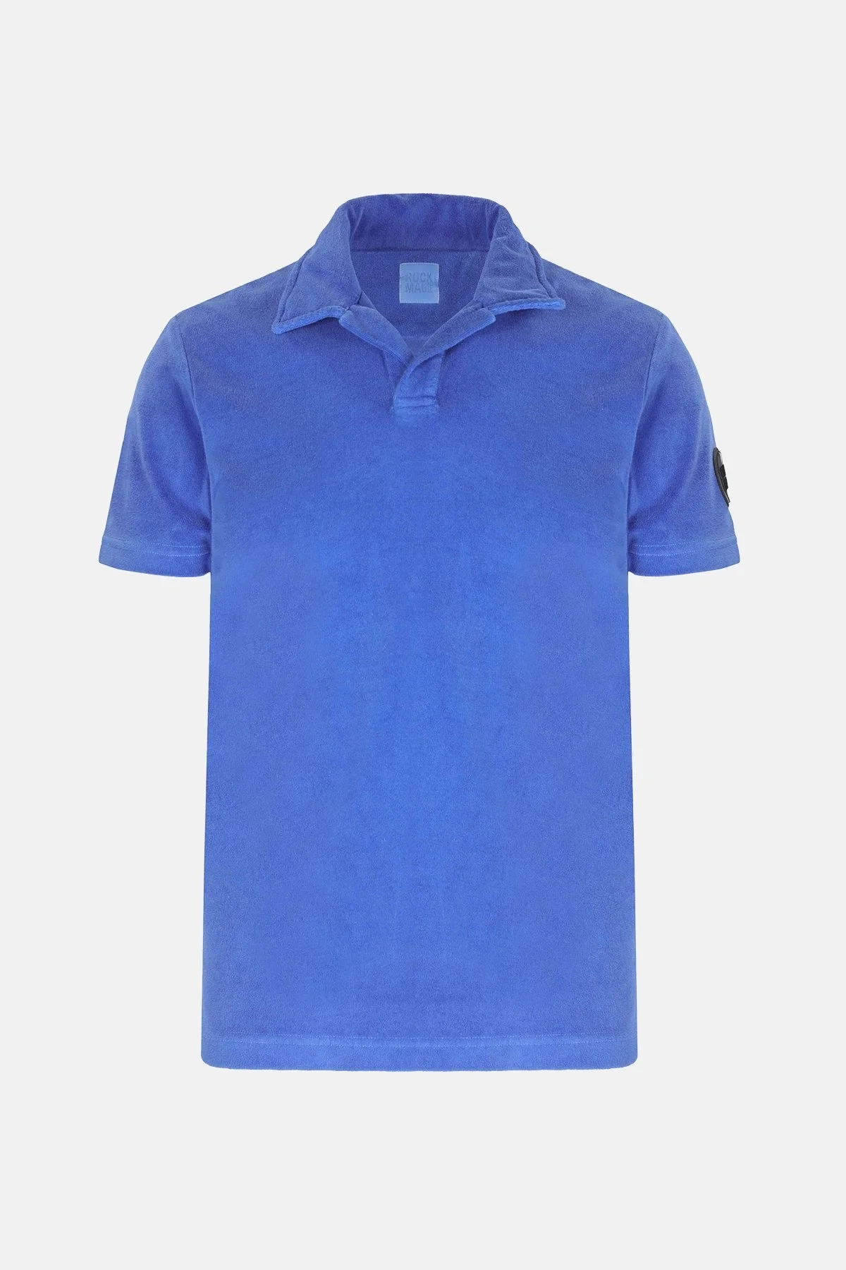 Ruck & Maul Pamuklu Regular Fit Havlu Dokulu Erkek Polo Yaka T Shirt RMM015000003 23354 SAKS - 4