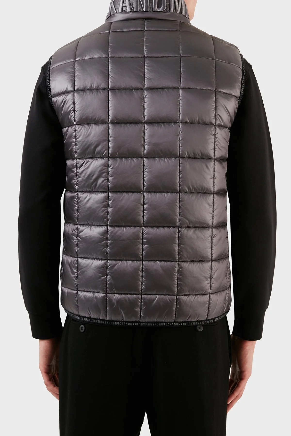 Ruck & Maul Regular Fit Dik Yaka Şişme Erkek Yelek RMM555000005 24169 ANTRASİT - 2