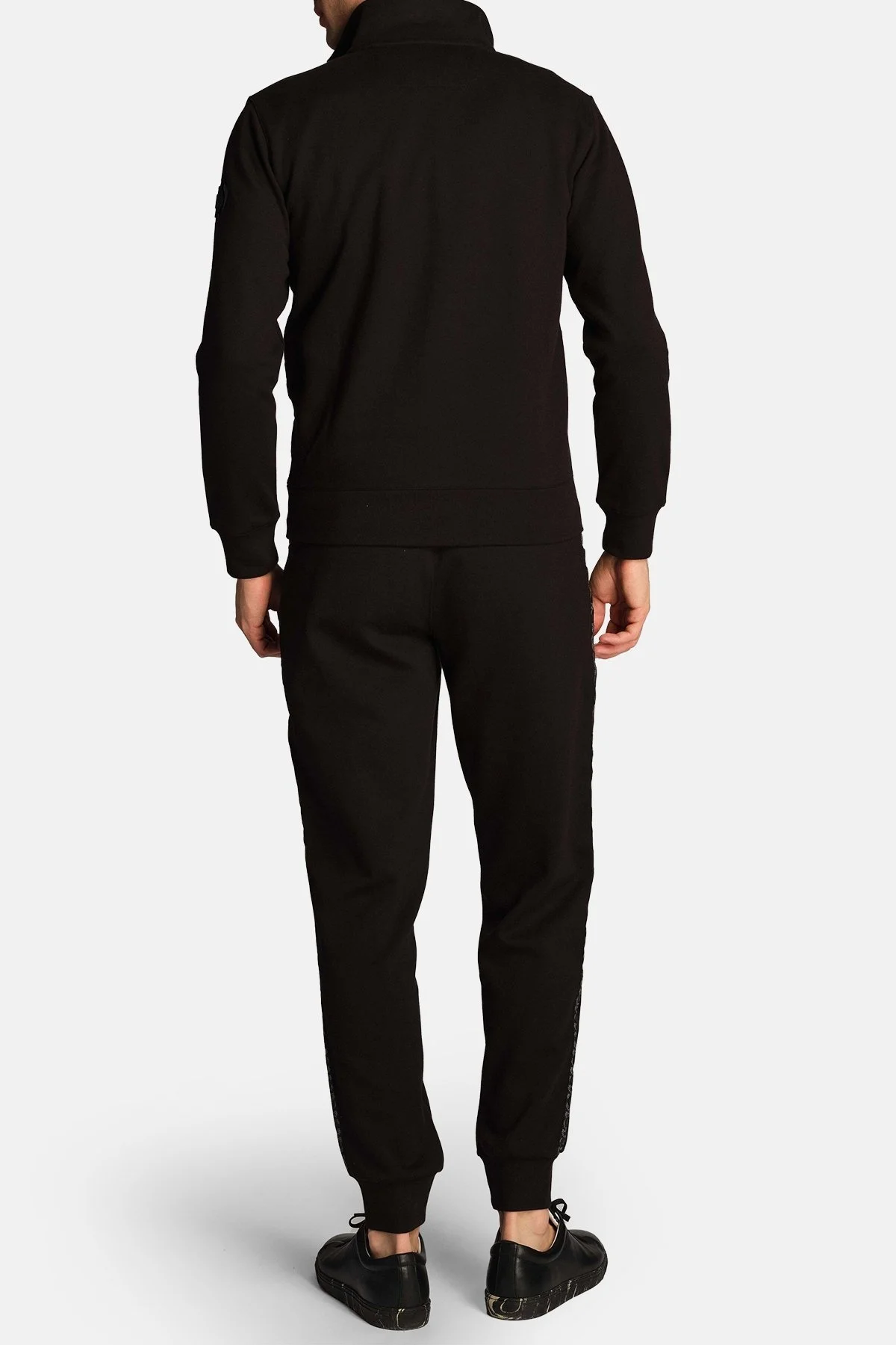 Ruck & Maul Regular Fit Fermuarlı Dik Yaka Örme Erkek Sweat RMM541000003 SİYAH - 2