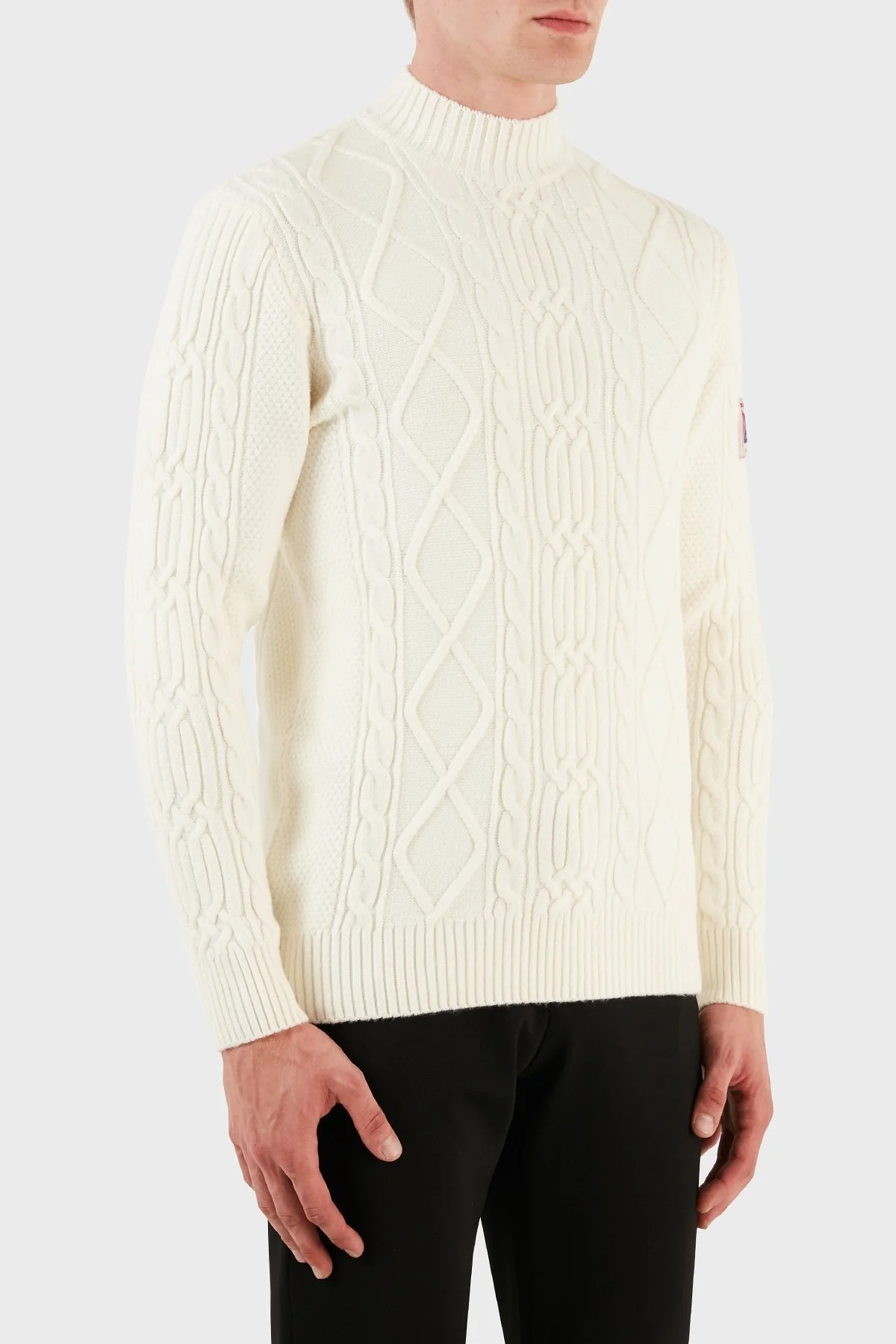 Ruck & Maul Regular Fit Yarım Balıkçı Örme Erkek Kazak RMM945000003 24509 EKRU - 6