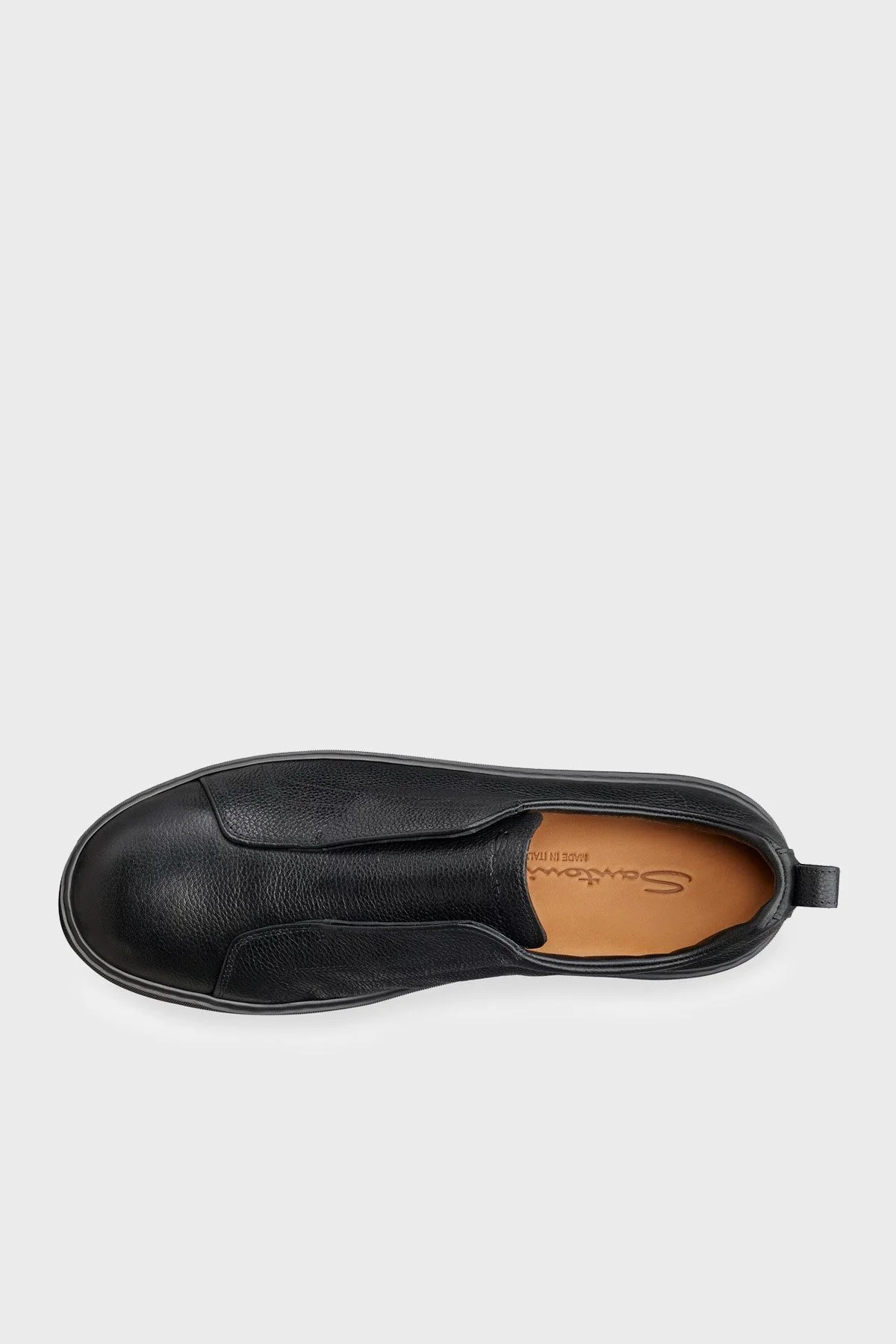 Santoni Deri Sneaker Erkek Ayakkabı MBCD22211NEATCKAN01 Siyah - 3