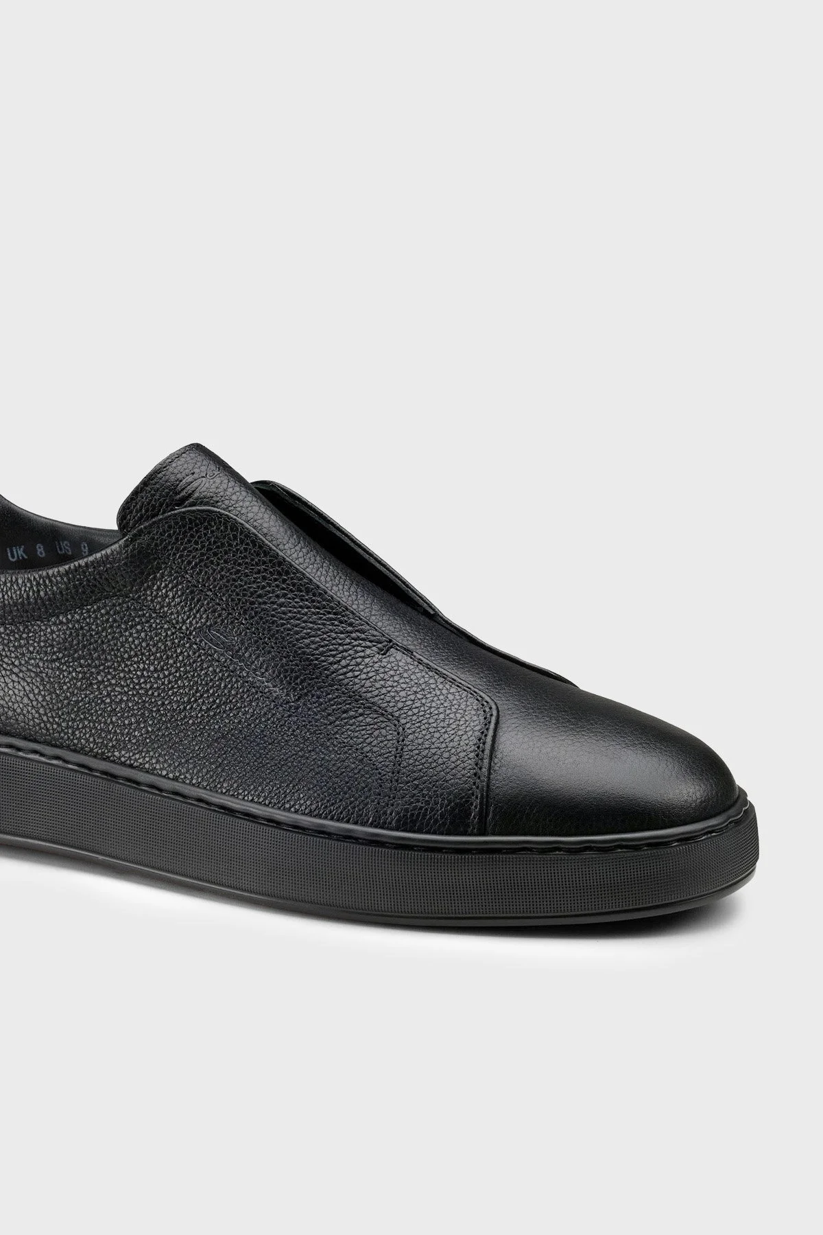 Santoni Deri Sneaker Erkek Ayakkabı MBCD22211NEATCKAN01 Siyah - 6