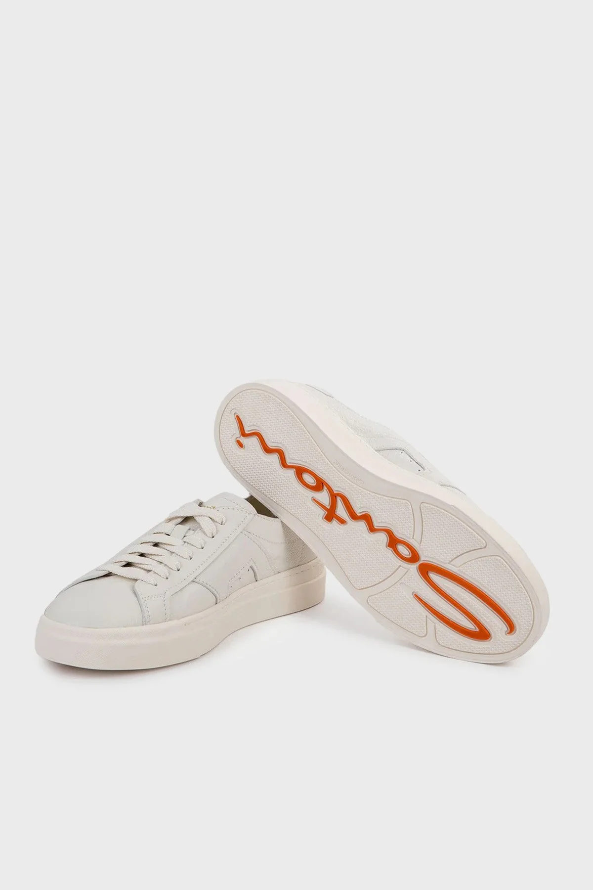 Santoni Deri Sneaker Erkek Ayakkabı MBGT21967PNNTSIWI48 BEYAZ - 6