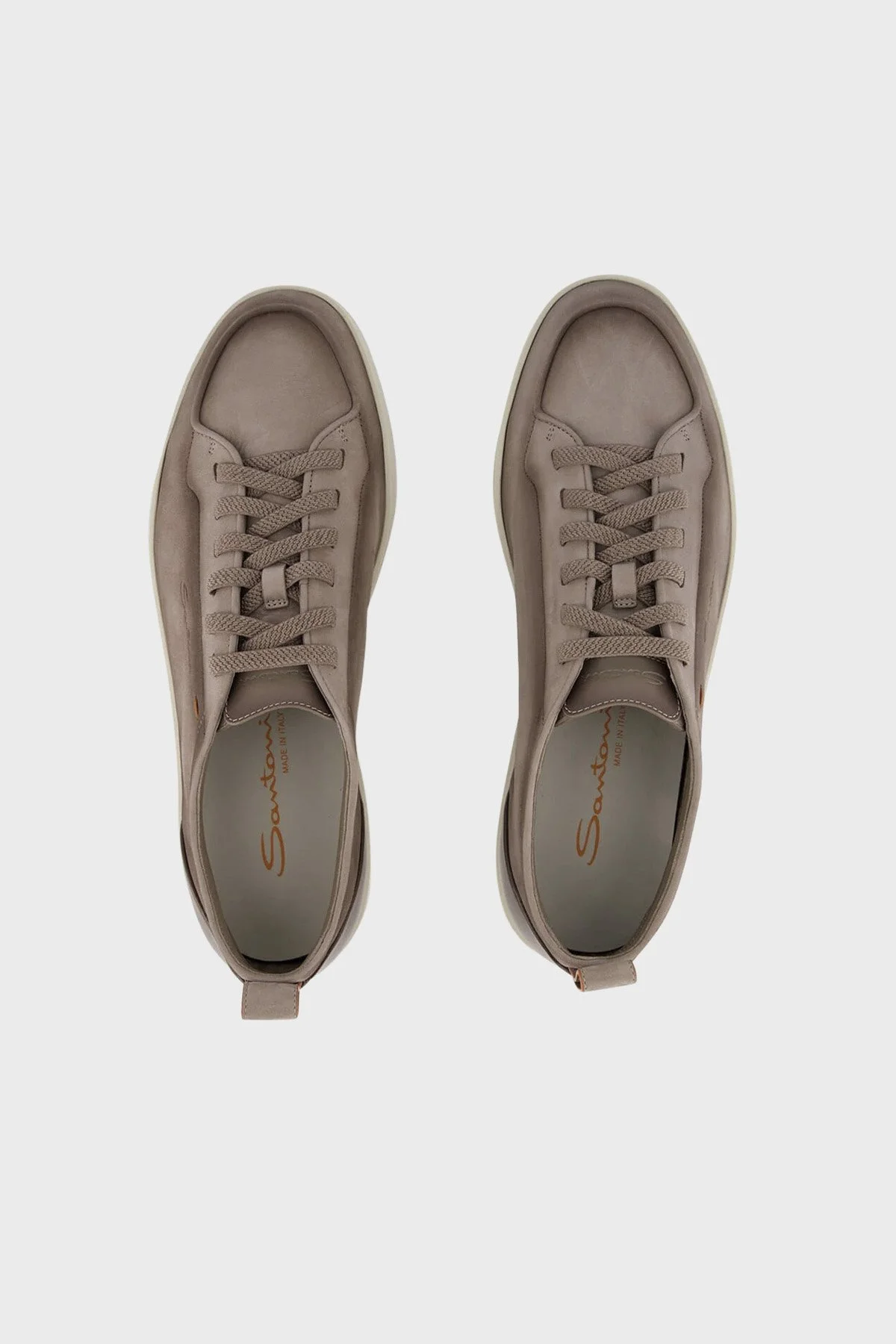 Santoni Deri Sneaker Erkek Ayakkabı MBNO22184TIRTFEHE55 VİZON - 3
