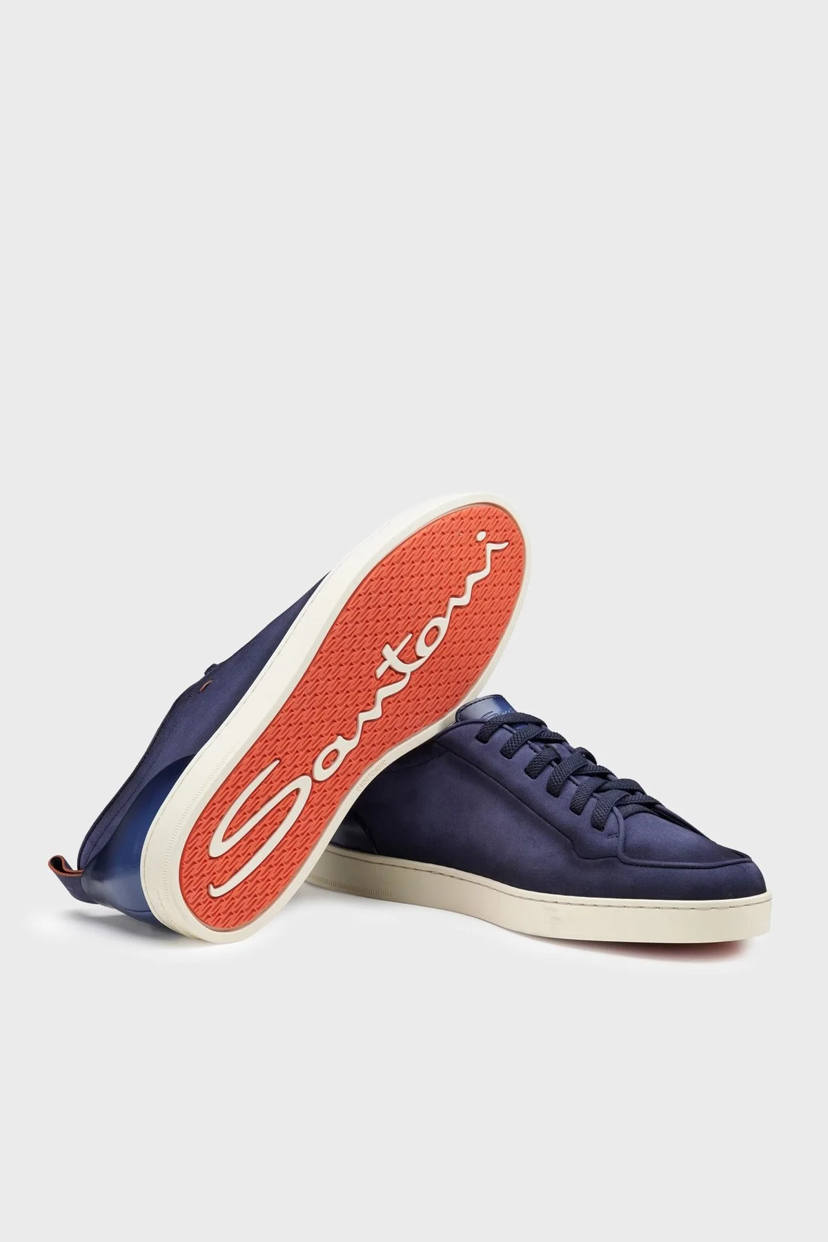 Santoni Deri Sneaker Erkek Ayakkabı MBNO22184TIRTFEHU59 LACİVERT - 5