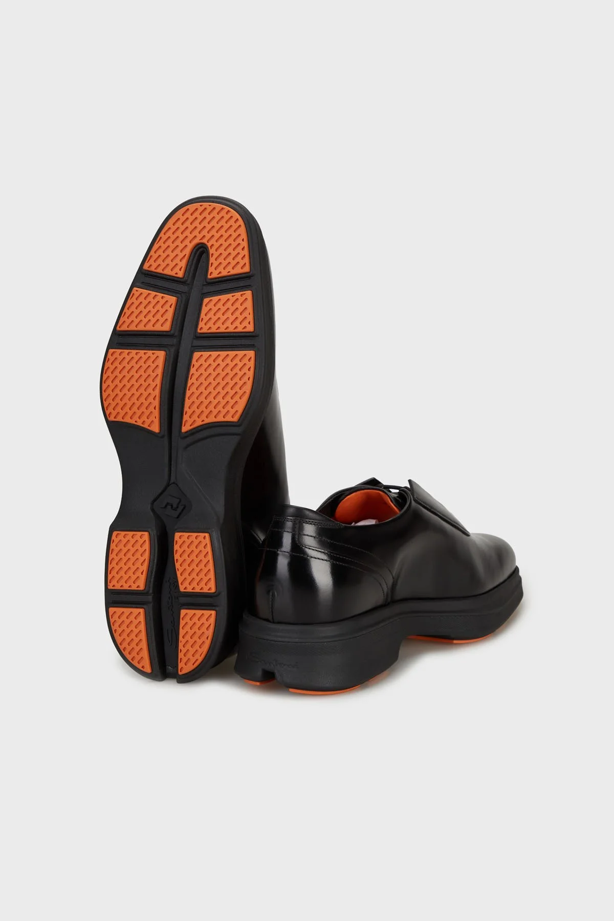 Santoni Hakiki Deri Bağcıklı Erkek Ayakkabı MGEG19170NEAXNTGN01 SİYAH - 4