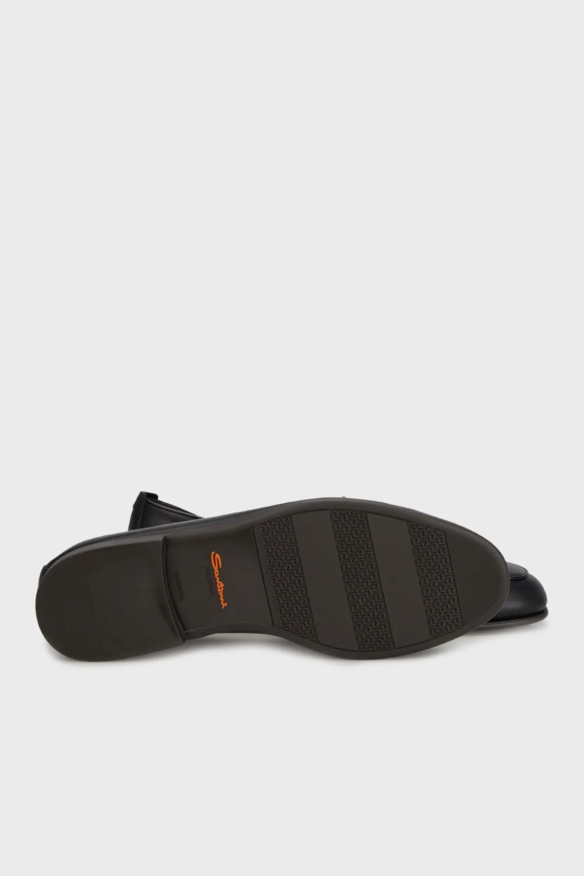 Santoni Hakiki Deri Dikiş Detaylı Loafer Erkek Ayakkabı MGEC19088SMOMMEMN01 SİYAH - 10