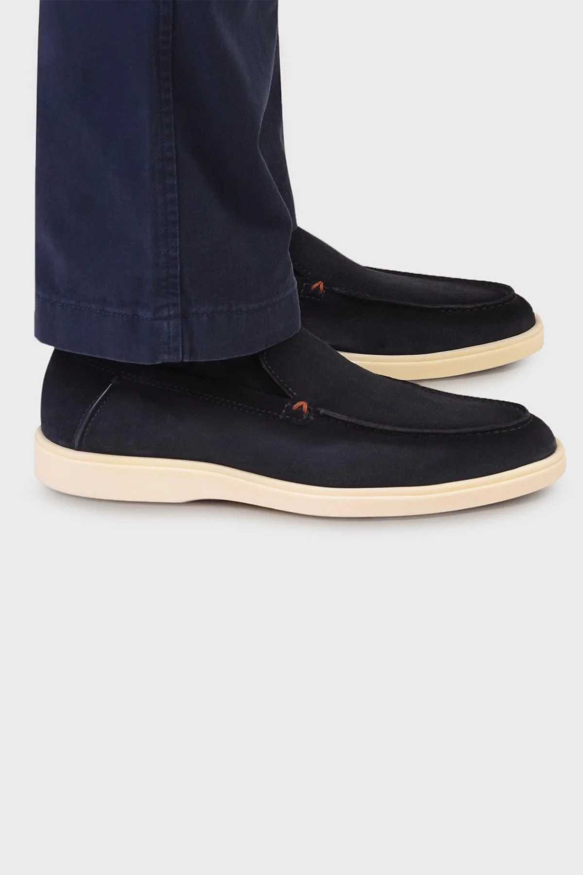 Santoni Hakiki Deri Makosen Erkek Ayakkabı MGDT17824TICBGEXU60 LACİVERT - 2