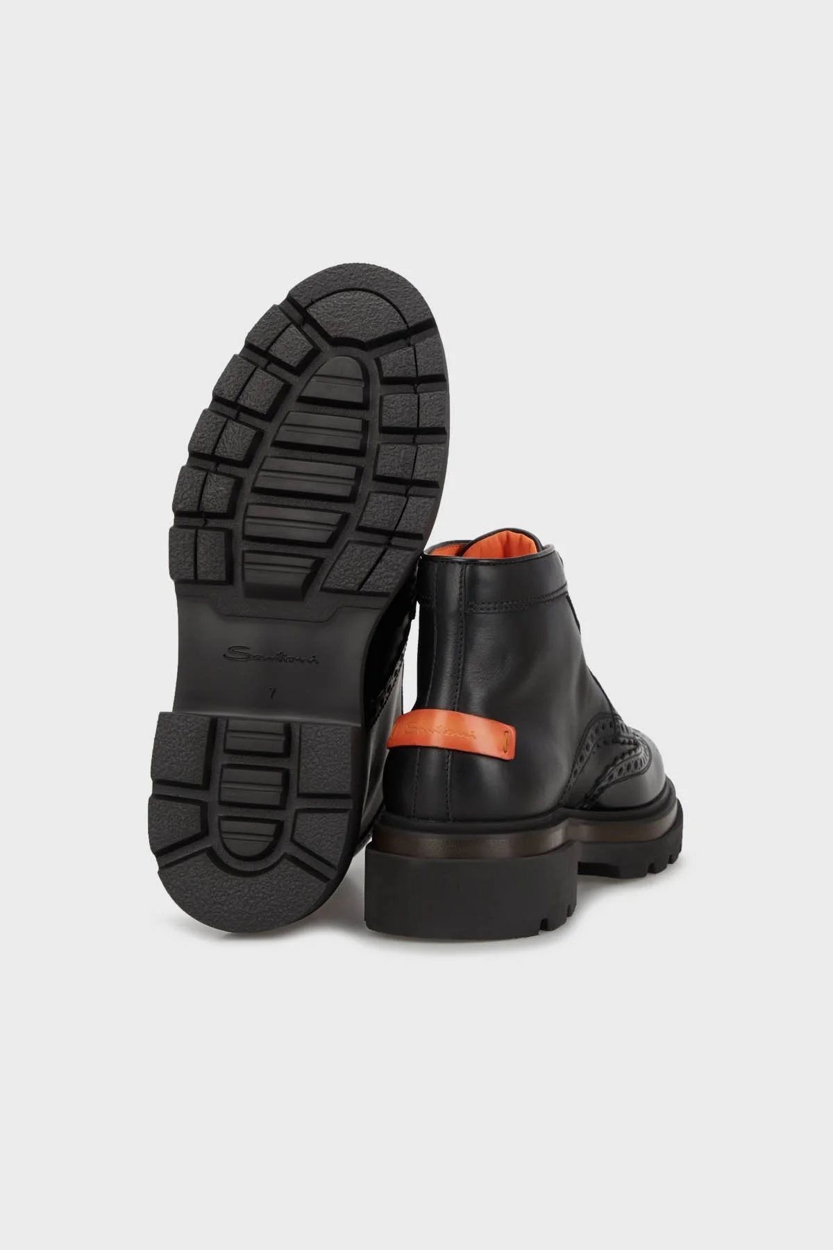 Santoni Hakiki Deri Oxford Erkek Bot MGMI17684JK4BPHGN01 SİYAH - 9