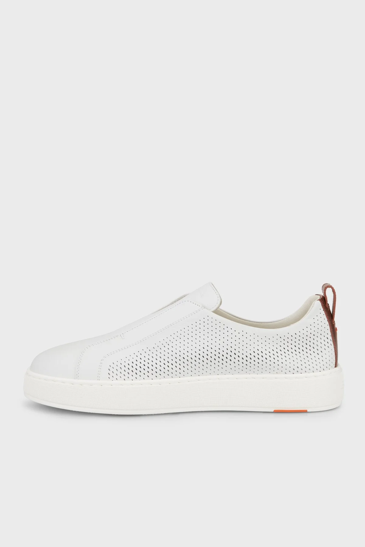 Santoni Hakiki Deri Sneaker Erkek Ayakkabı MBCD22181BARTFIDI80 BEYAZ - 2