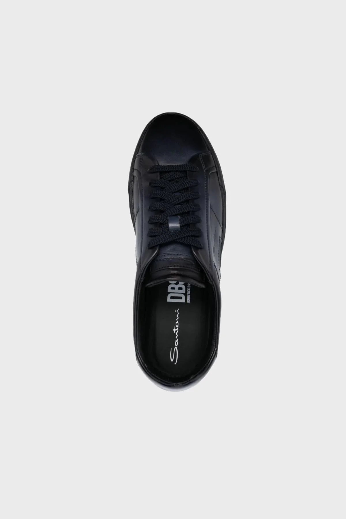 Santoni Hakiki Deri Sneaker Erkek Ayakkabı MBGT21779OCNRGONU60 LACİVERT - 4