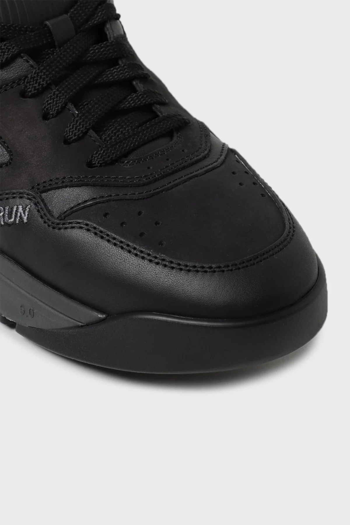 Santoni Hakiki Deri Sneaker Erkek Ayakkabı MBHR21908ANERJSSN01 SİYAH - 5