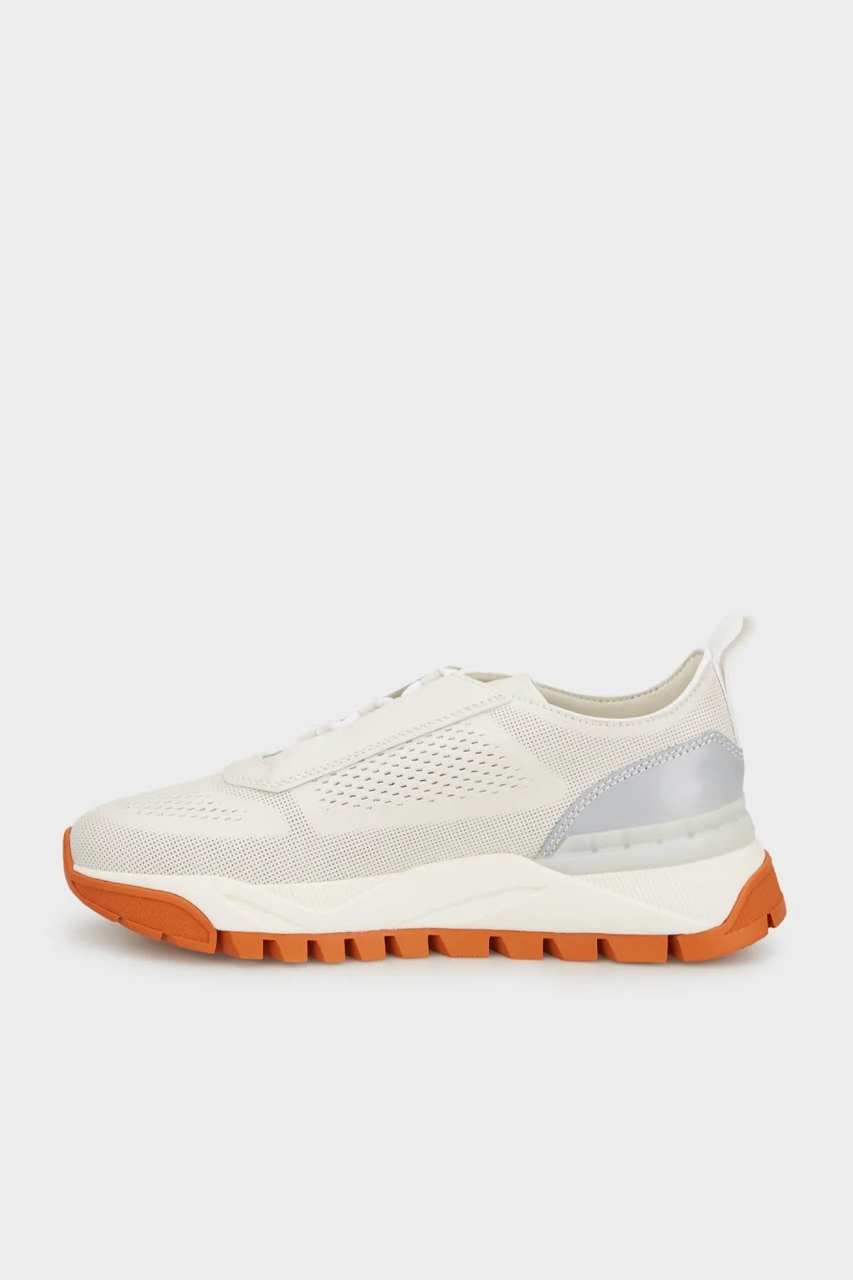 Santoni Hakiki Deri Sneaker Erkek Ayakkabı MBIH21976BAGCNIGI20 BEYAZ - 2